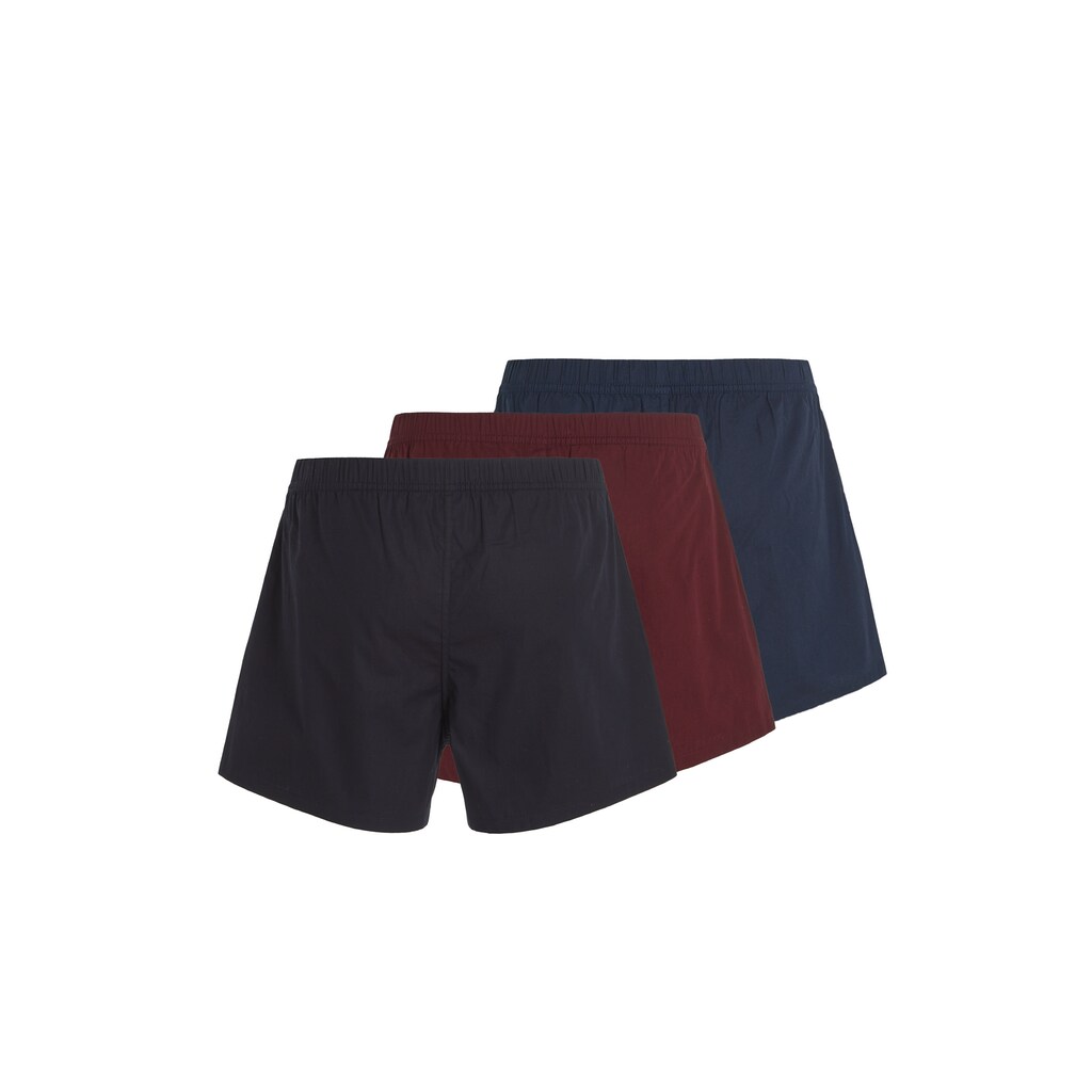 Tommy Hilfiger Underwear Webboxer »3P WOVEN BOXER«, (Packung, 3er-Pack)