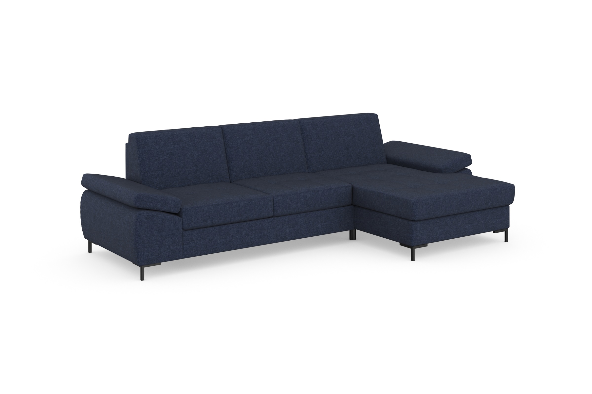 DOMO collection Ecksofa »Capelo L-Form«, mit Armteilverstellung, wahlweise mit Bettfunktion, Federkern