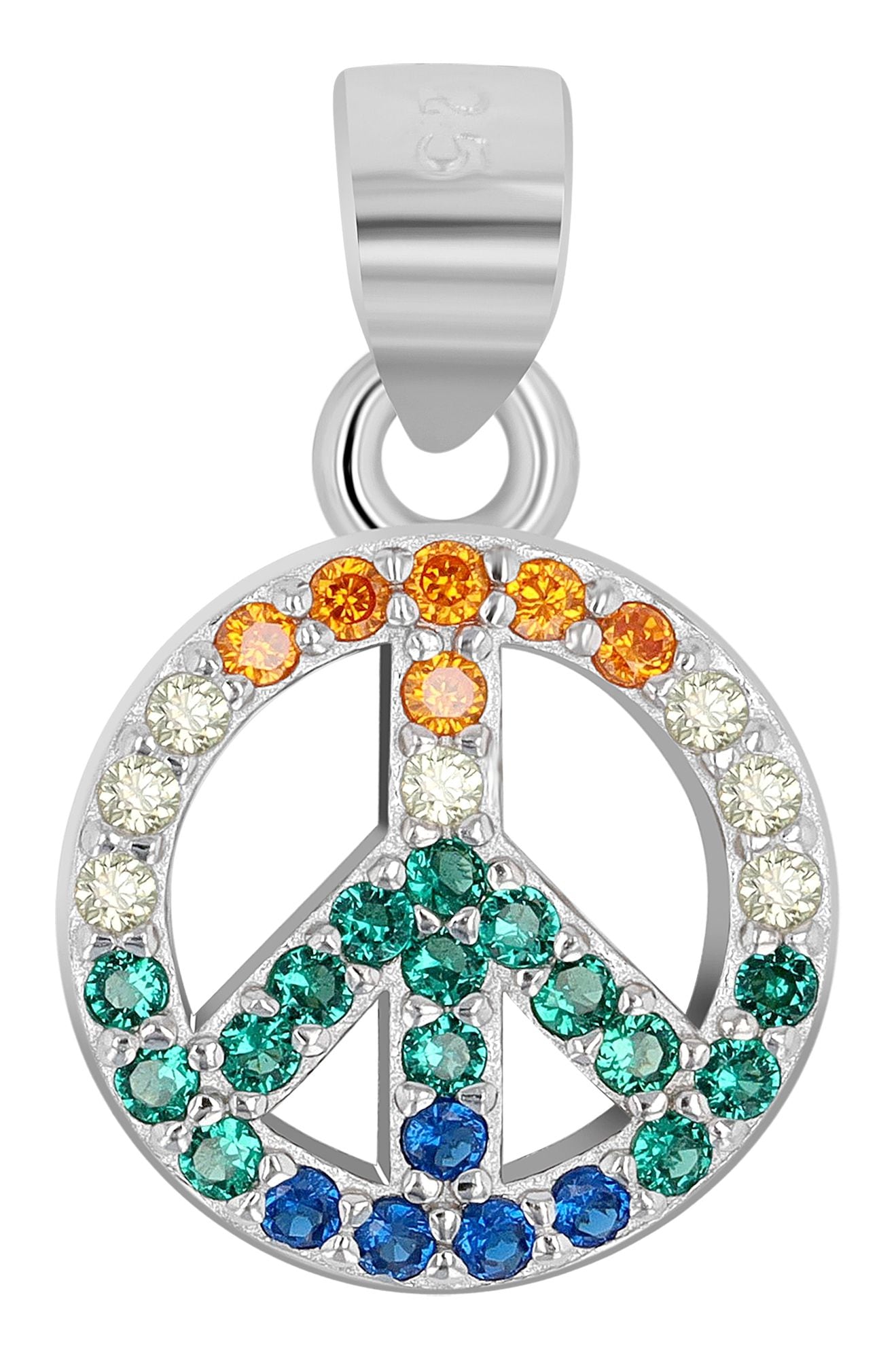 Adelia´s Kettenanhänger »Damen Anhänger aus 925 Silber mit Zirkonia«