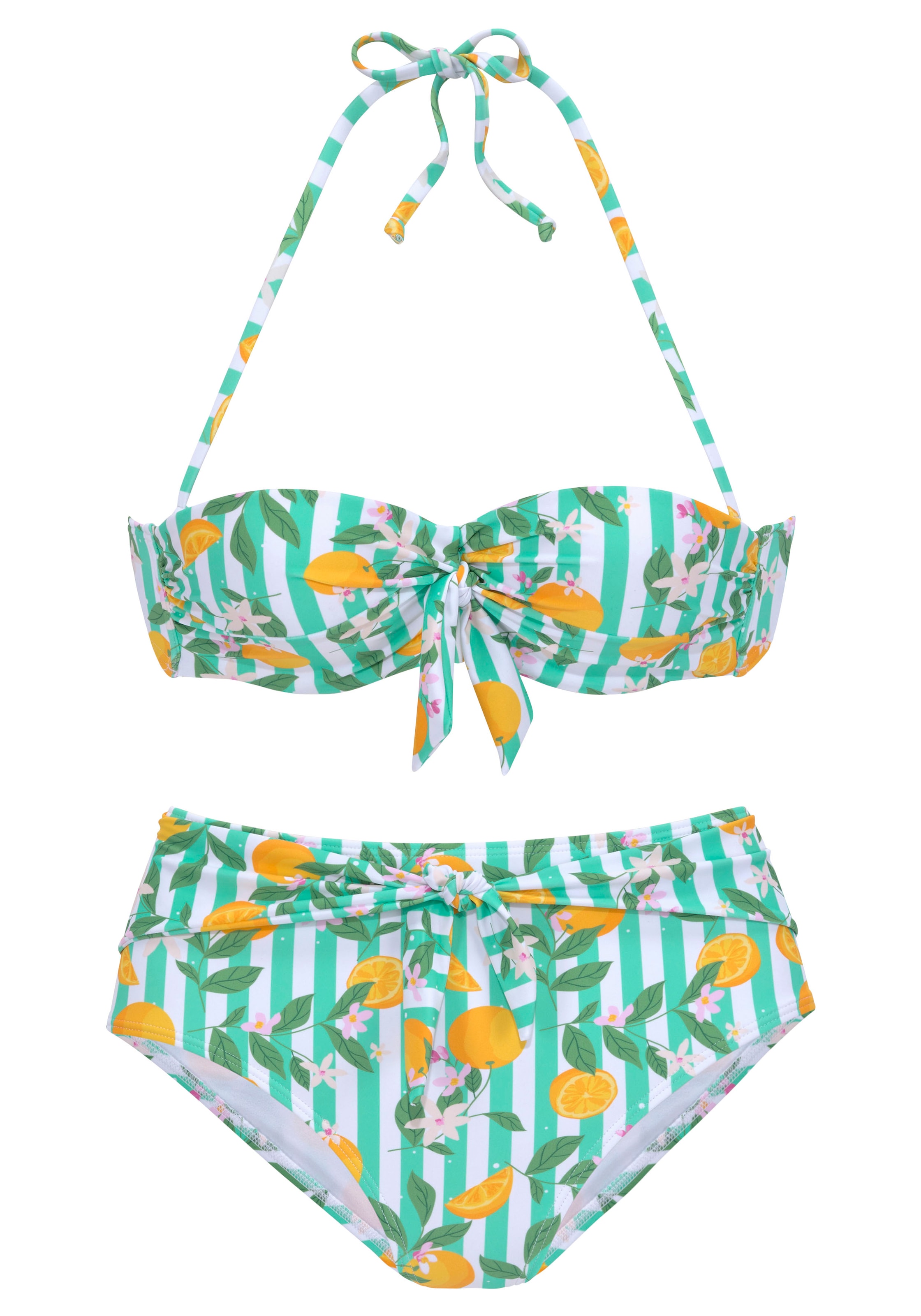 Buffalo Bügel-Bandeau-Bikini, mit Zierschleifen