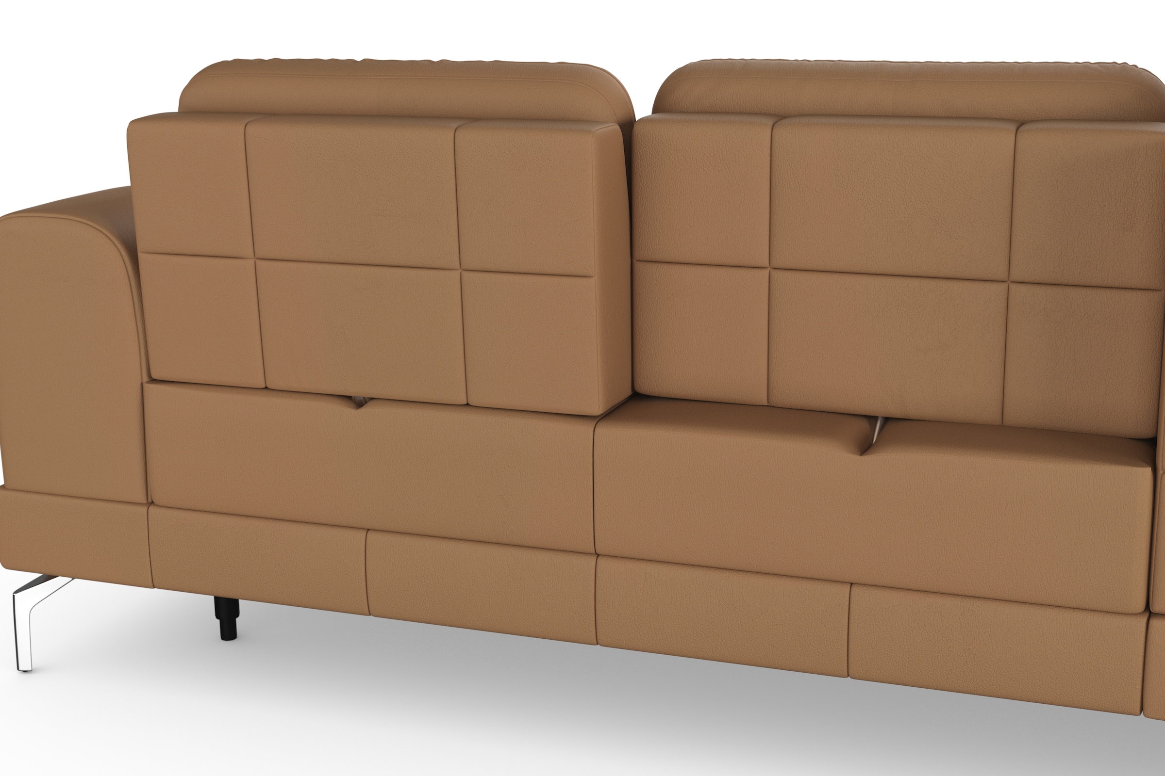 sit&more Ecksofa »Bendigo L-Form« inklusive Sitztiefenverstellung, Bodenfreiheit 15 cm, 2 Fußfarben
