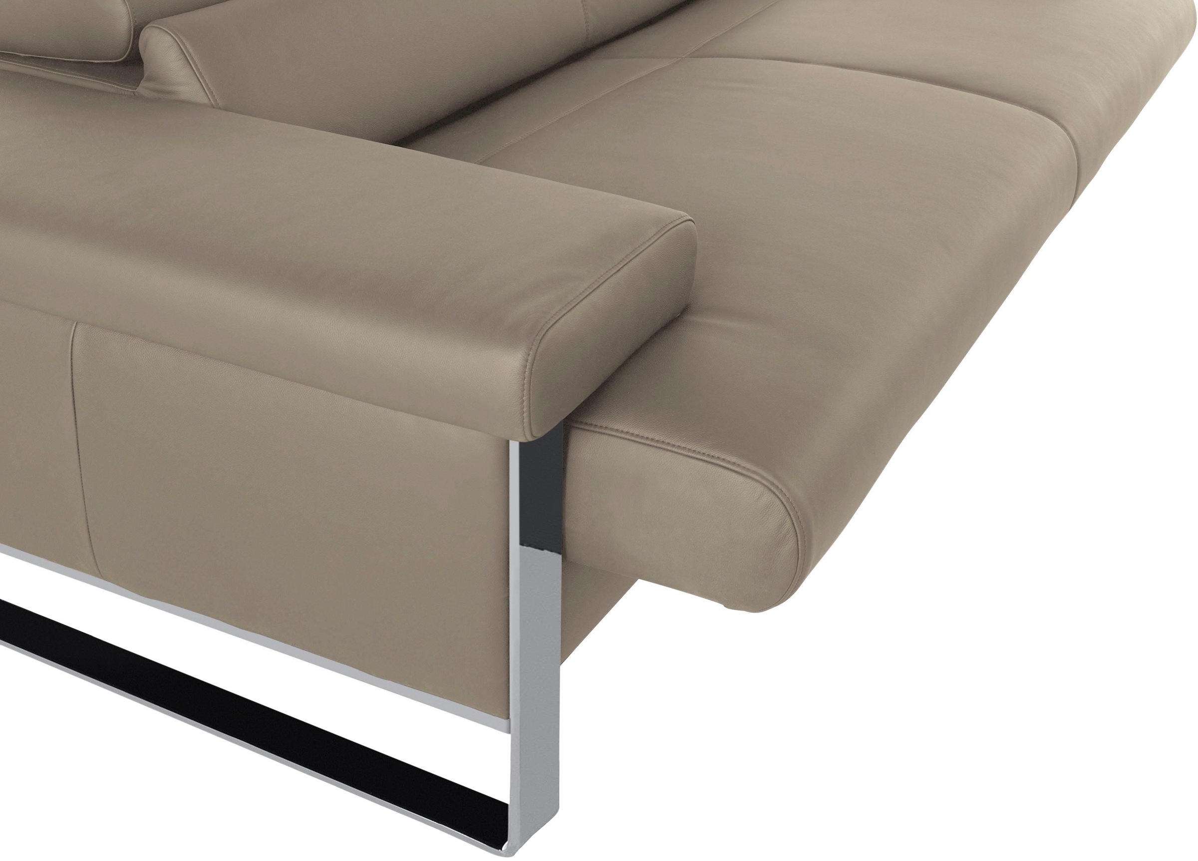 W.SCHILLIG 2-Sitzer »finn«, German Design Award 2016, Fußgestell Chrom glänzend, Breite 230 cm