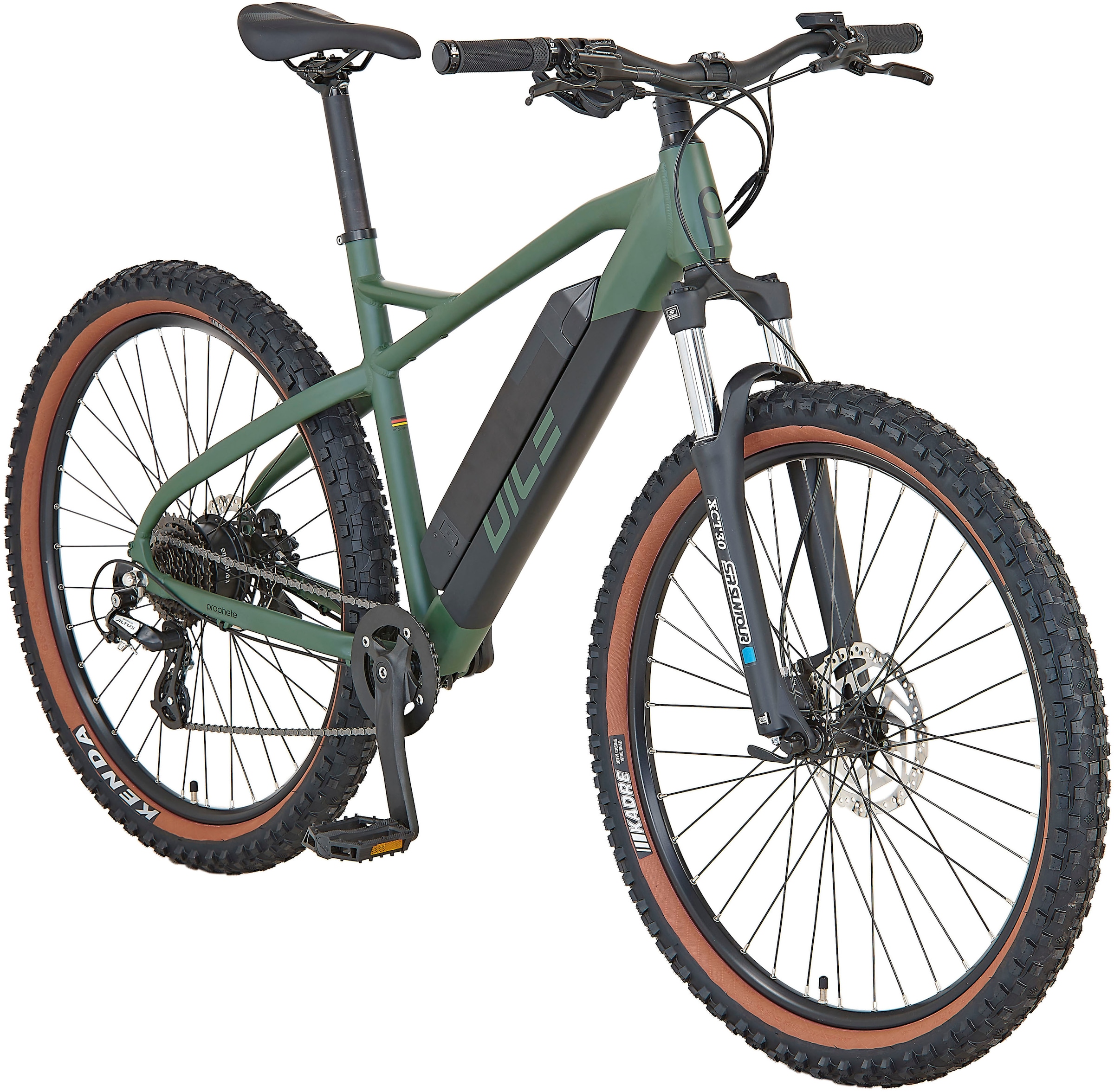 Prophete E-Bike »DICE 1.0«, 8 Gang, Shimano, Altus, Heckmotor 250 W, Pedelec, Elektrofahrrad für Damen u. Herren, MTB