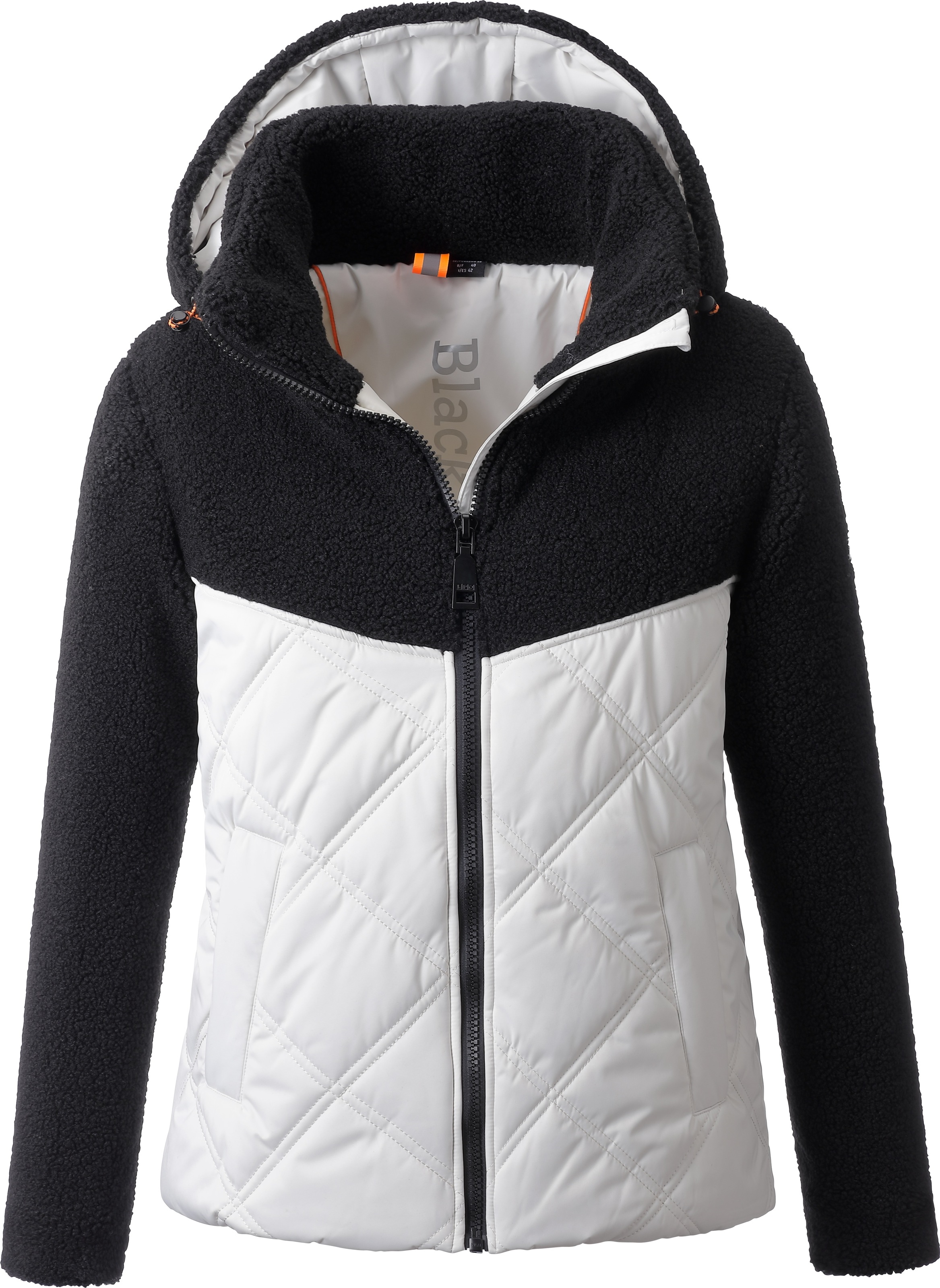 LPO Steppjacke »XAVIA WMN«, hochgeschlossener Kragen mit Sherpa-Fleece
