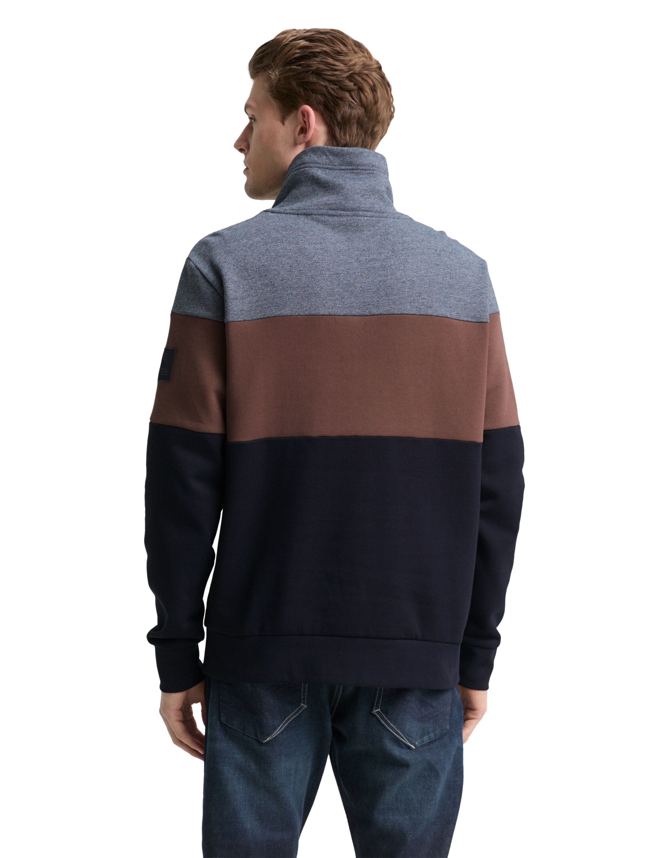 TOM TAILOR Sweatshirt mit Logo Stickerei