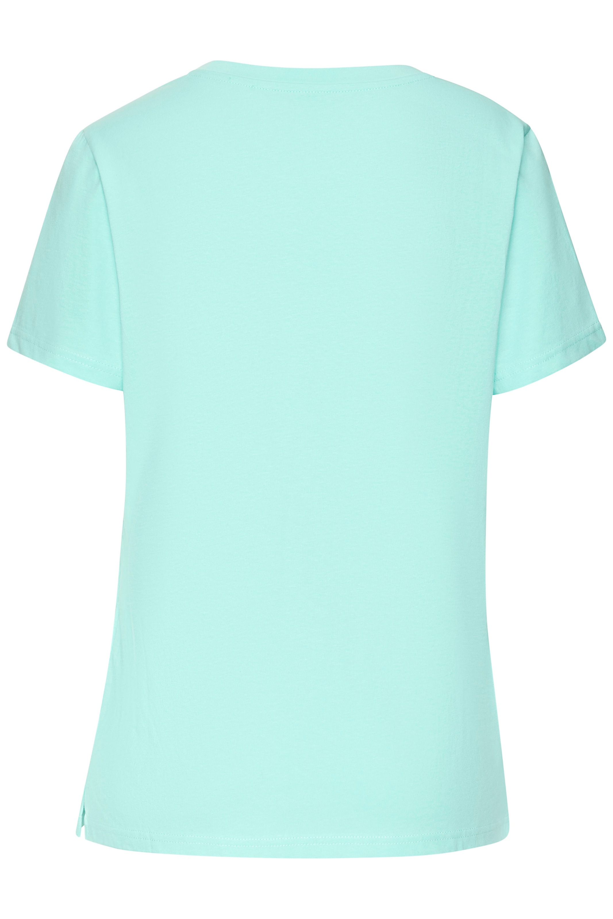 Beachtime T-Shirt »mit modischem Schlitz am Saum«, aus hochwertiger Baumwoll-Qualität