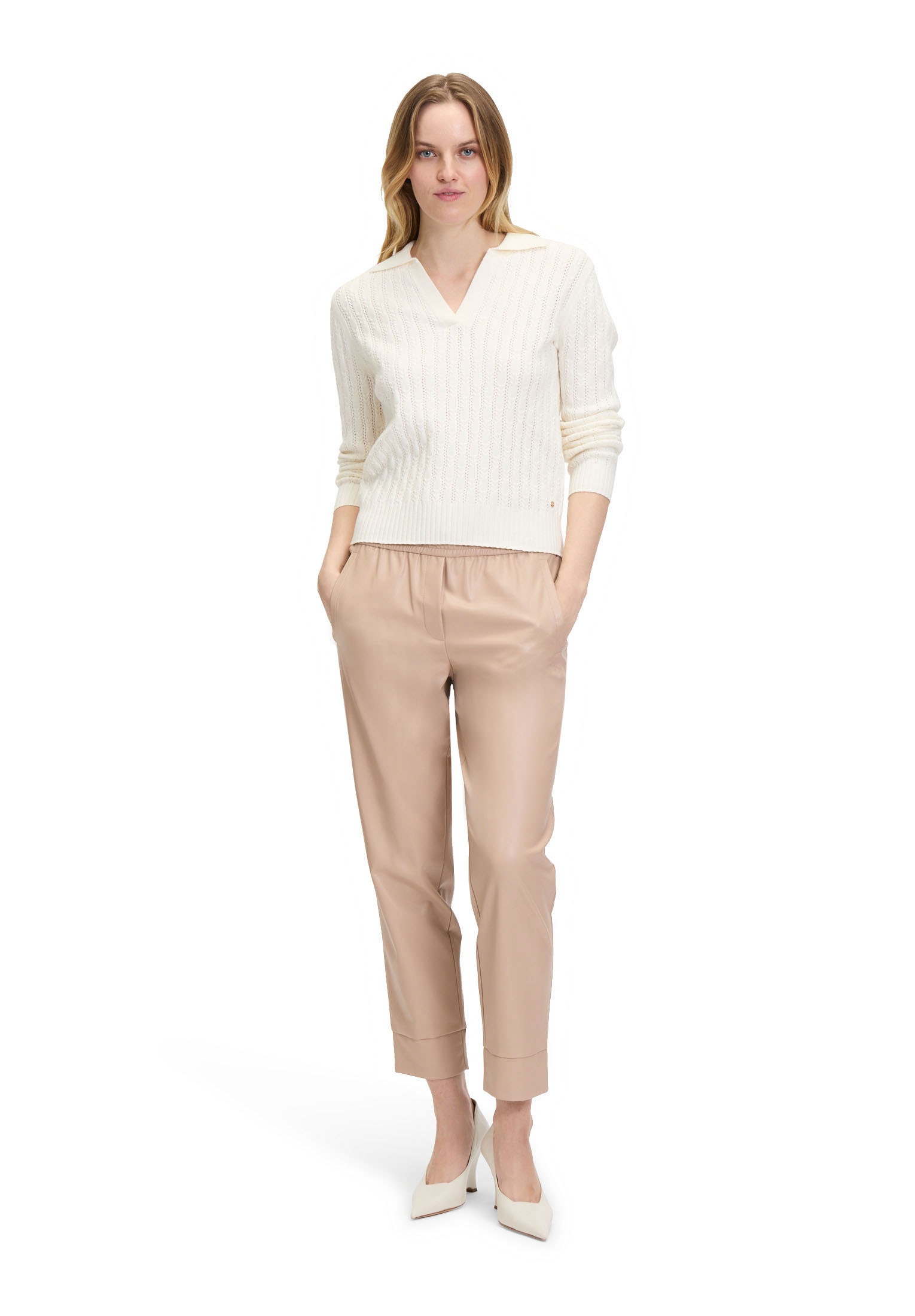 Betty&Co Strickpullover »Strickpullover mit Kragen«