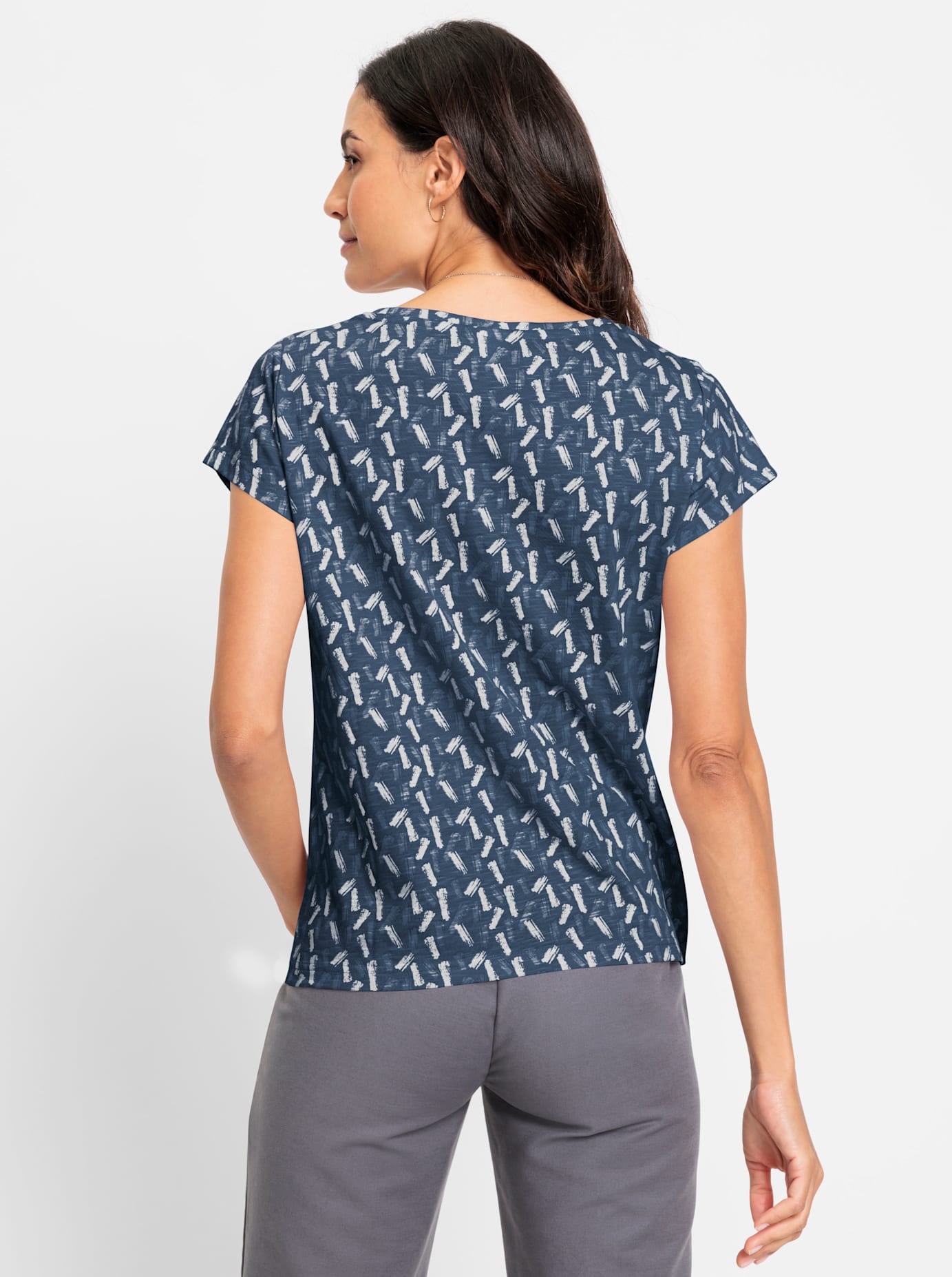 Inspirationen Rundhalsshirt »Rundhals-Shirt«, (1 tlg.)