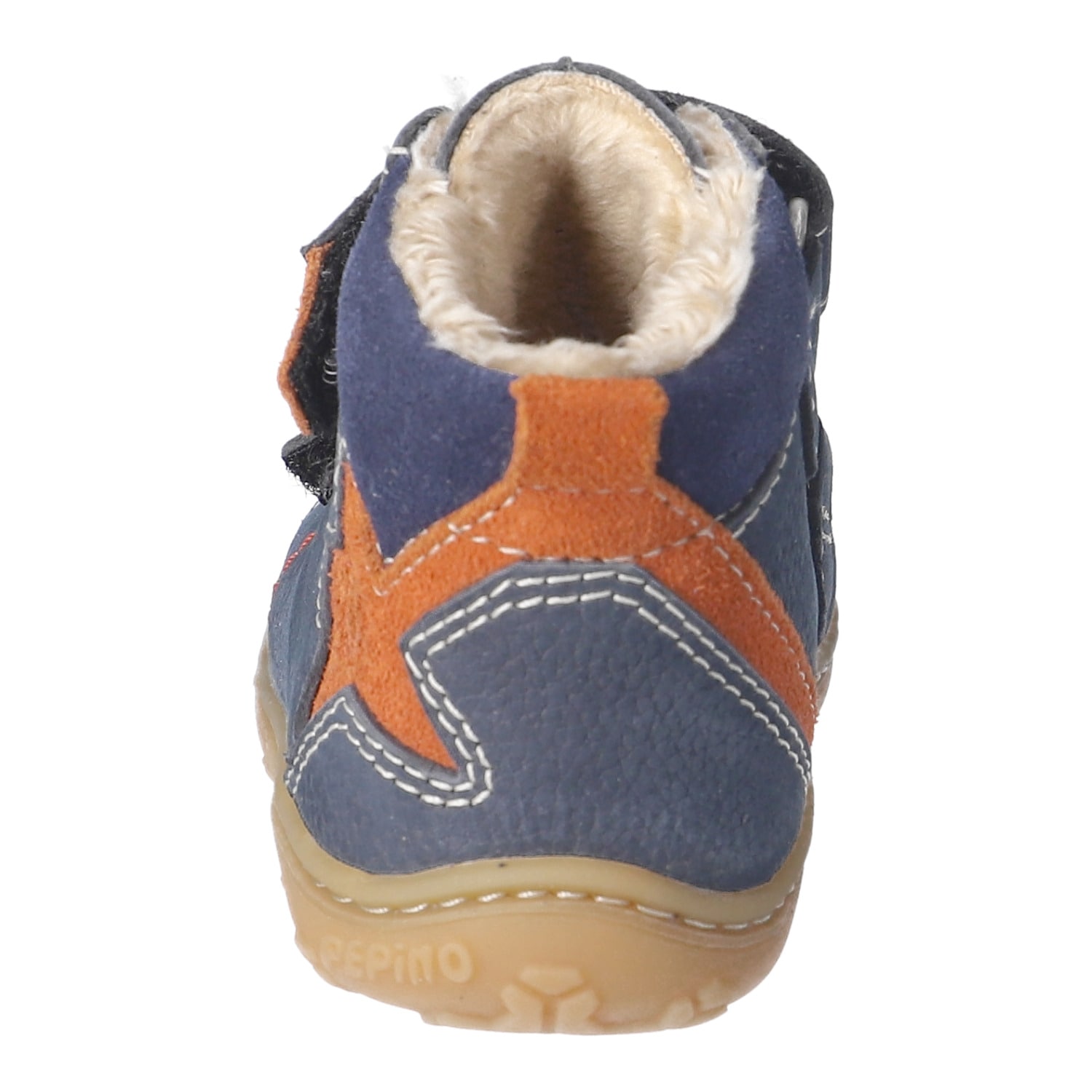 PEPINO by RICOSTA Lauflernschuh »GENO, WMS: mittel«  Babyschuh mit Kontrastnähten, Größenschablone zum Download