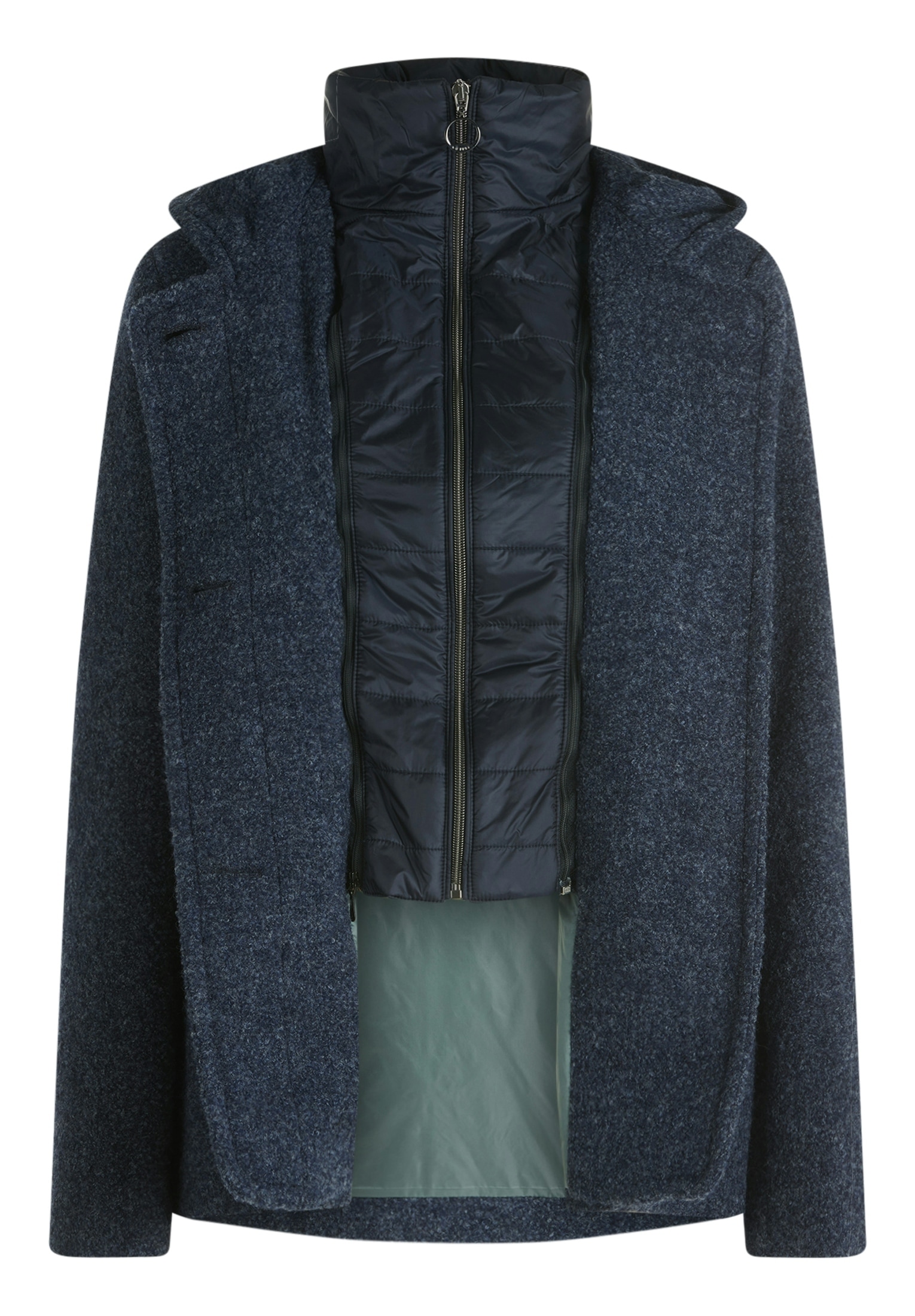 Gil Bret Fleecejacke ohne Kapuze mit Knopf-Verschluss