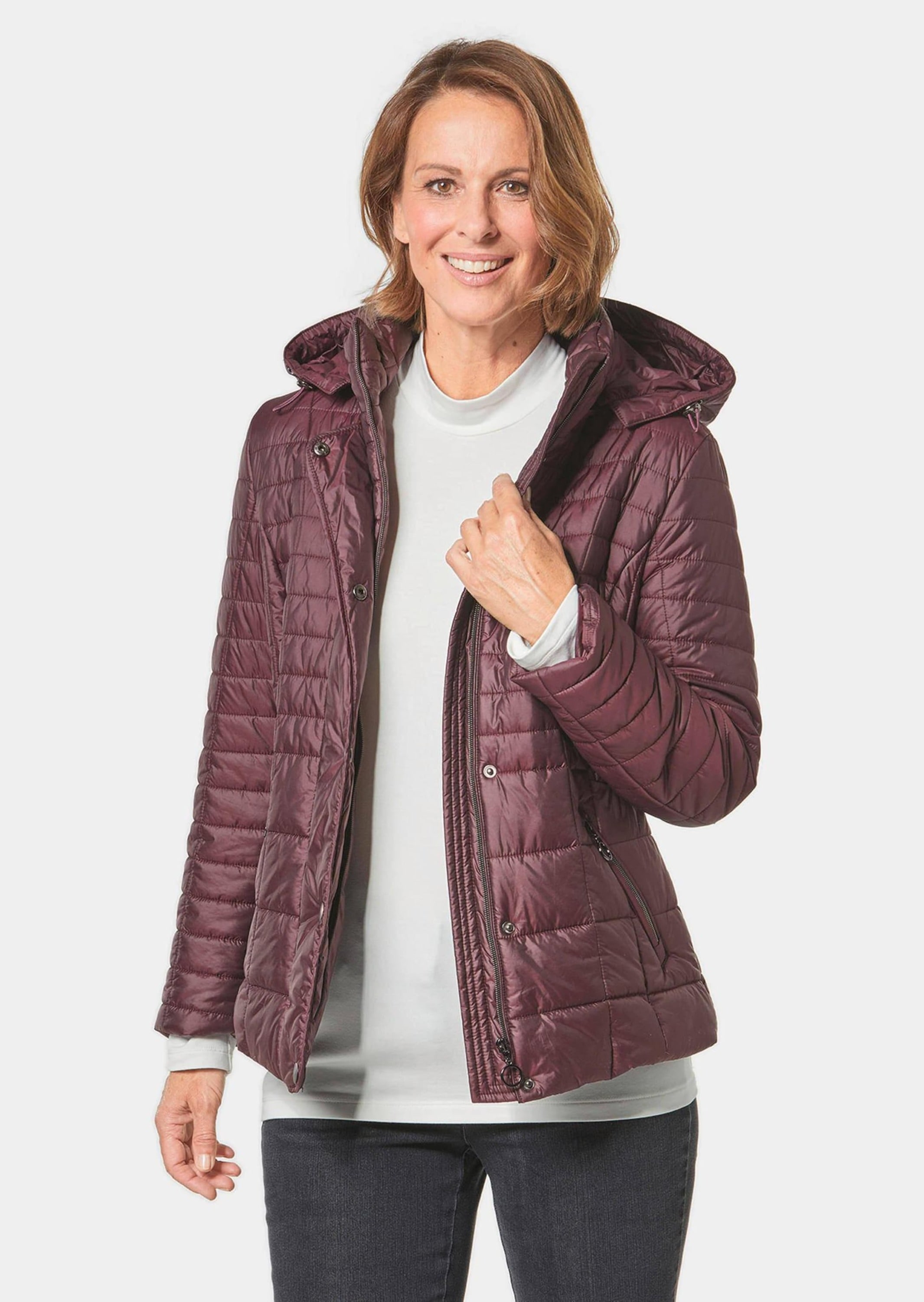 GOLDNER Steppjacke »Steppjacke in zart glänzender Qualität«