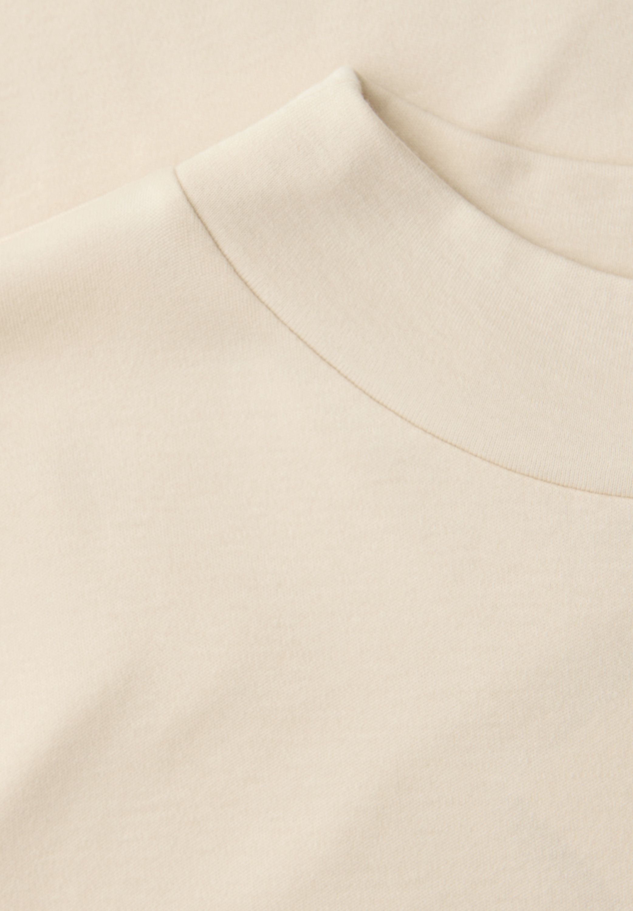 STREET ONE Kurzarmshirt Sommershirt mit Turtle Neck