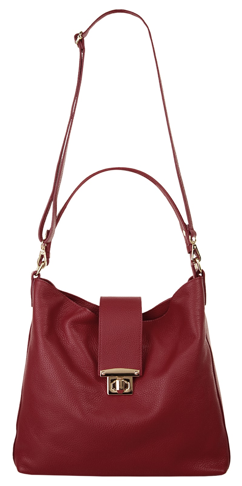 Samantha Look Shopper echt Leder, Made in Italy