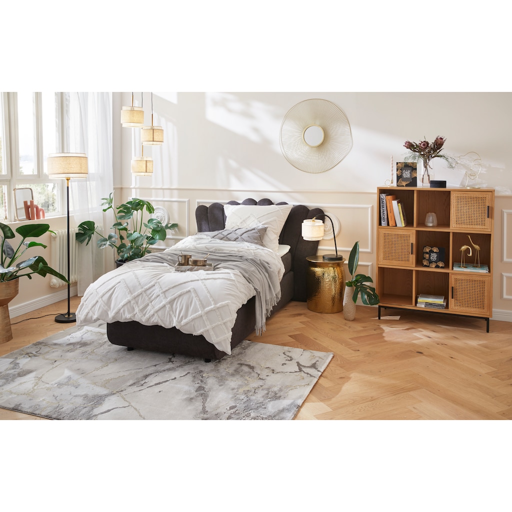 Leonique Teppich »Juliet«, rechteckig, 12 mm Höhe, modernes Marmor Design, Kurzflor, weich, Wohnzimmer, Schlafzimmer, Esszimmer