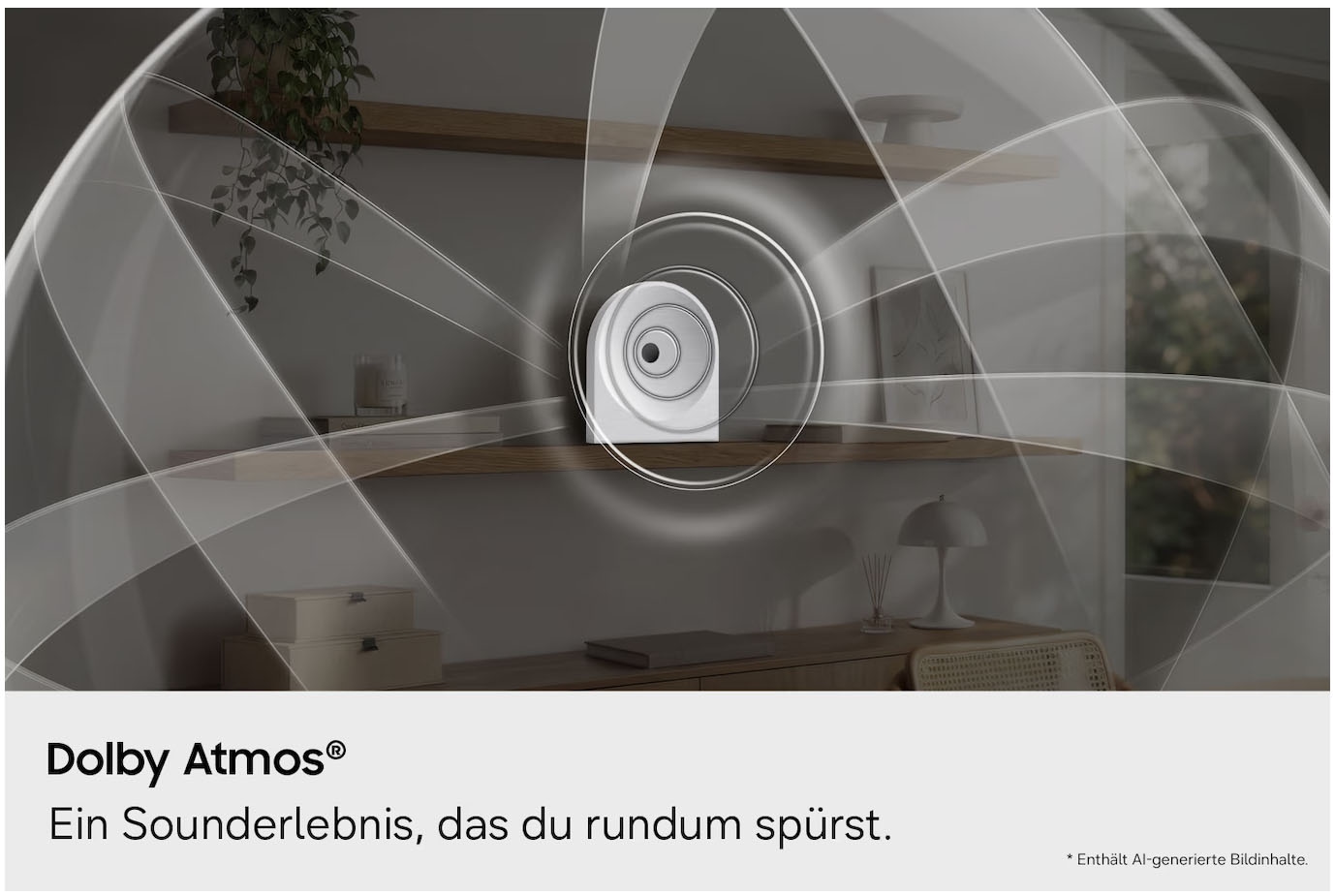 Samsung Bluetooth-Speaker »Music Studio 5 LS51H« 2.0 (Bluetooth | WLAN (WiFi) Bassregelung | Lautstärkeregelung | Nacht Modus | Pairing 70 W) Dolby Atmos, Bouroullec Dot Design, Stereo 24 Bit/96 kHz, AirPlay