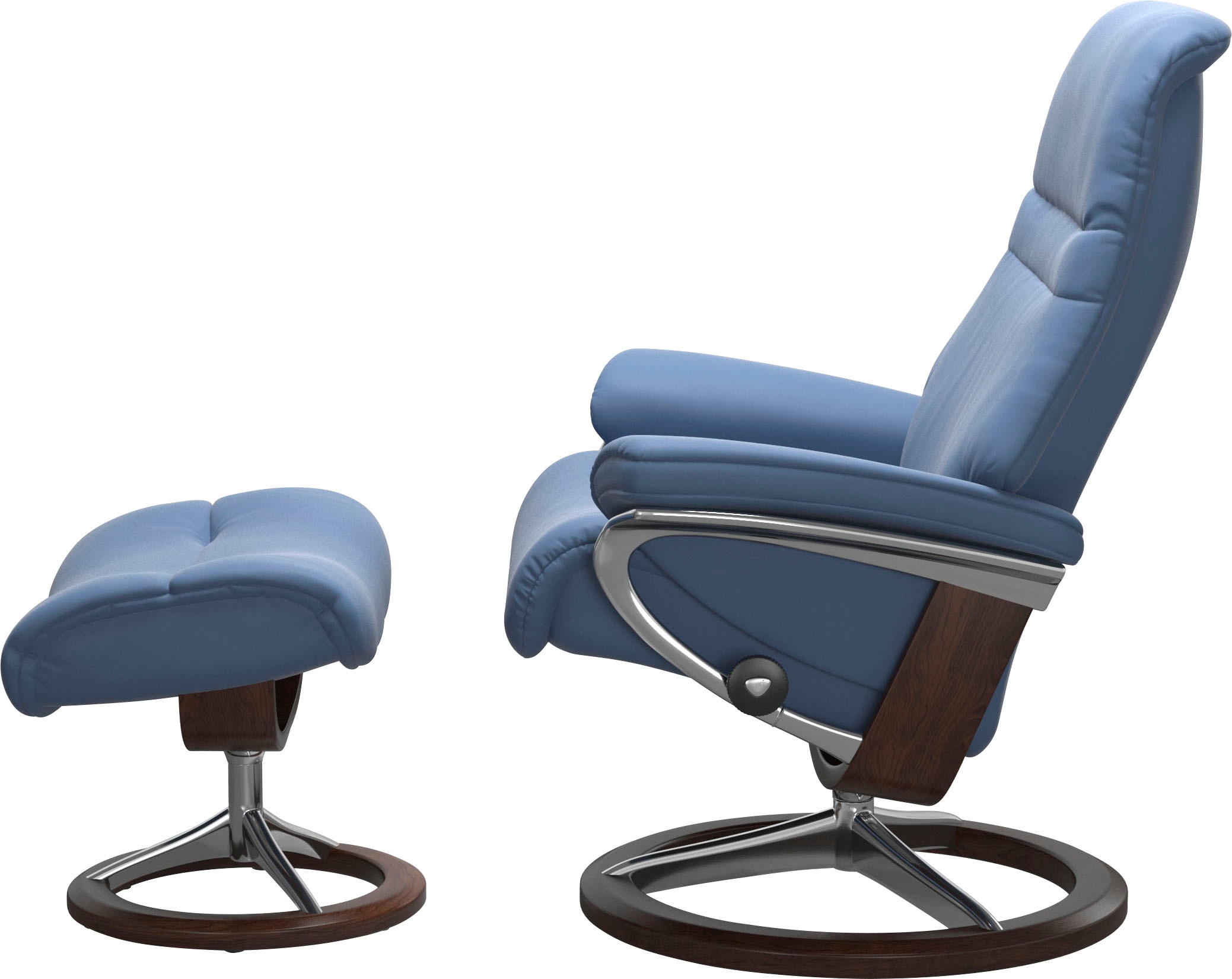 Stressless® Relaxsessel »Sunrise« Relaxsessel mit Hocker,  mit Signature Base, Größe S, Gestell Braun