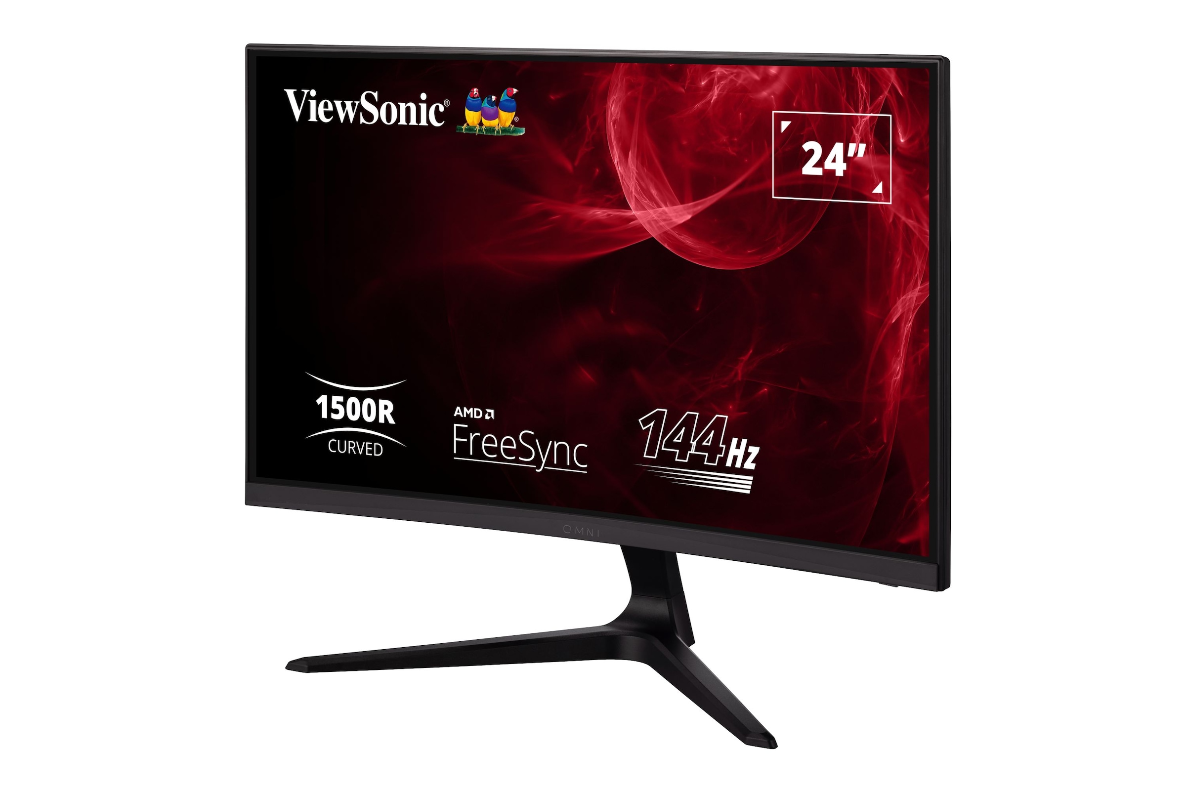 Viewsonic Curved-Gaming-Monitor »VX2418C (VS19012)«, 60 cm/24 Zoll, 1920 x 1080 px, Full HD, 1 ms Reaktionszeit, 165 Hz, 1500R Curved