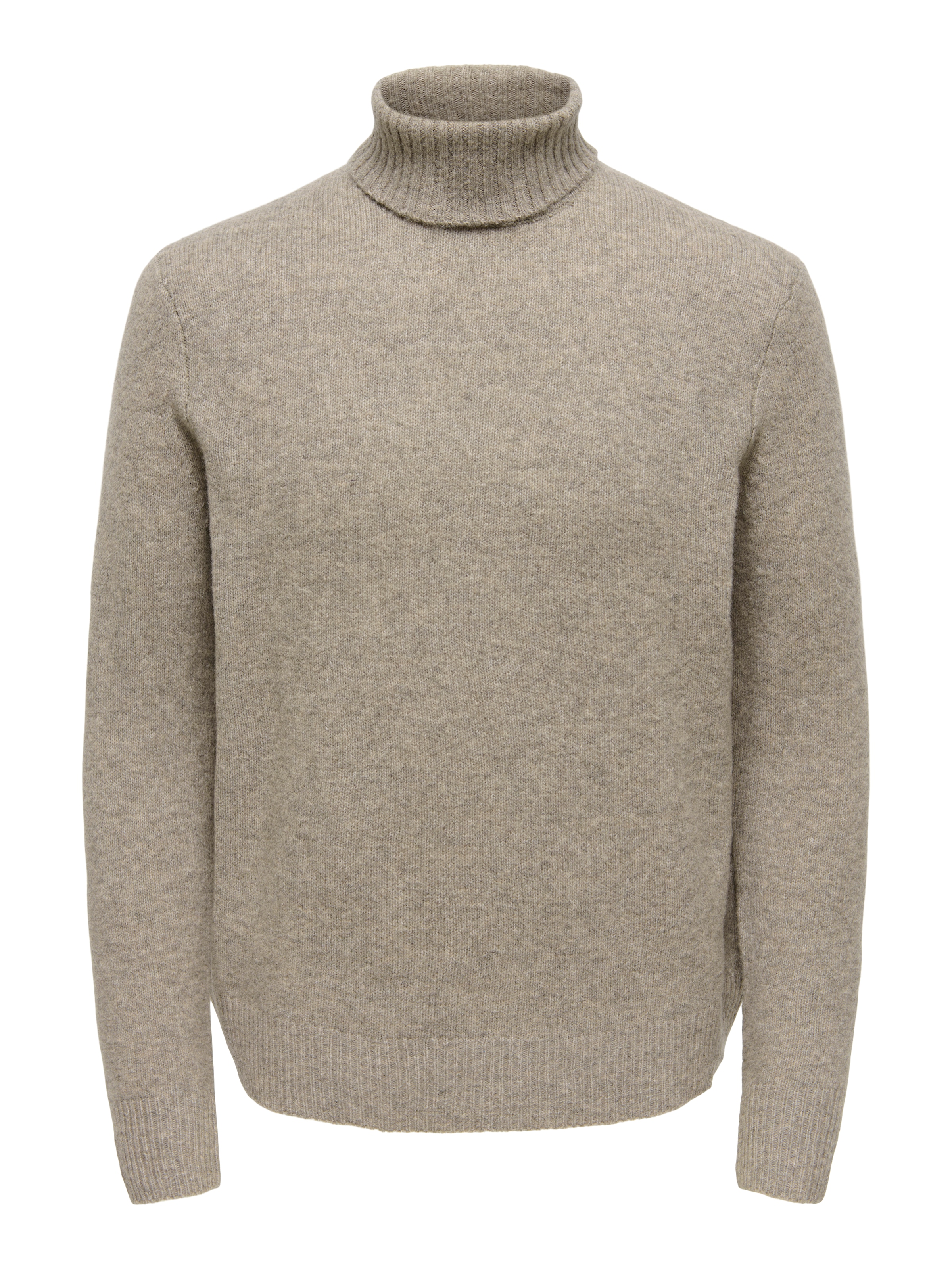 ONLY & SONS Rollkragenpullover »ONSRAY REG LS ROLL KNIT FRML« Materialmix, regular fit