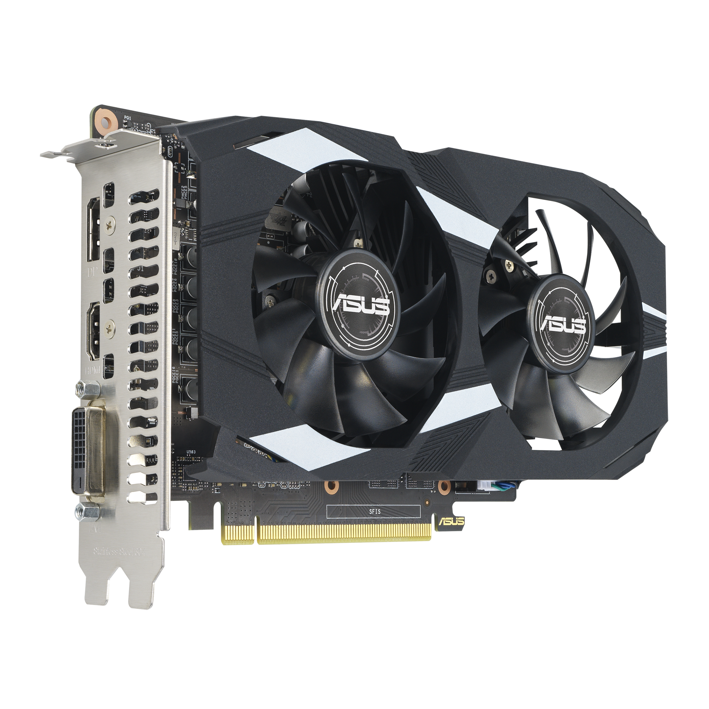 Asus Grafikkarte »DUAL-GTX1650-O4GD6-P-EVO«, 4 GB, GDDR6