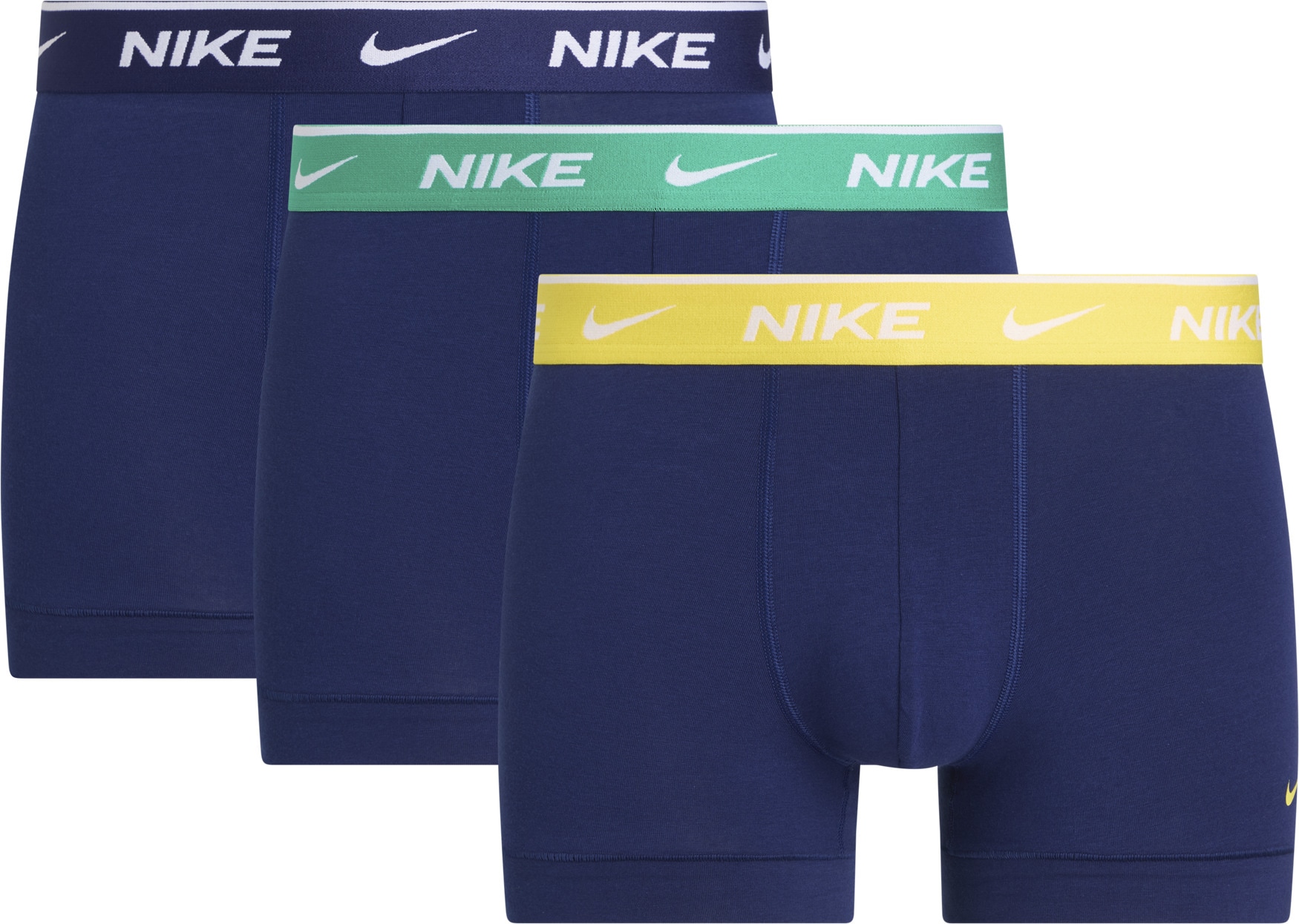 NIKE Underwear Trunk »TRUNK 3PK« Packung, 3er, 3 Stk. mit farbigem NIKE Logo-Elastikbund