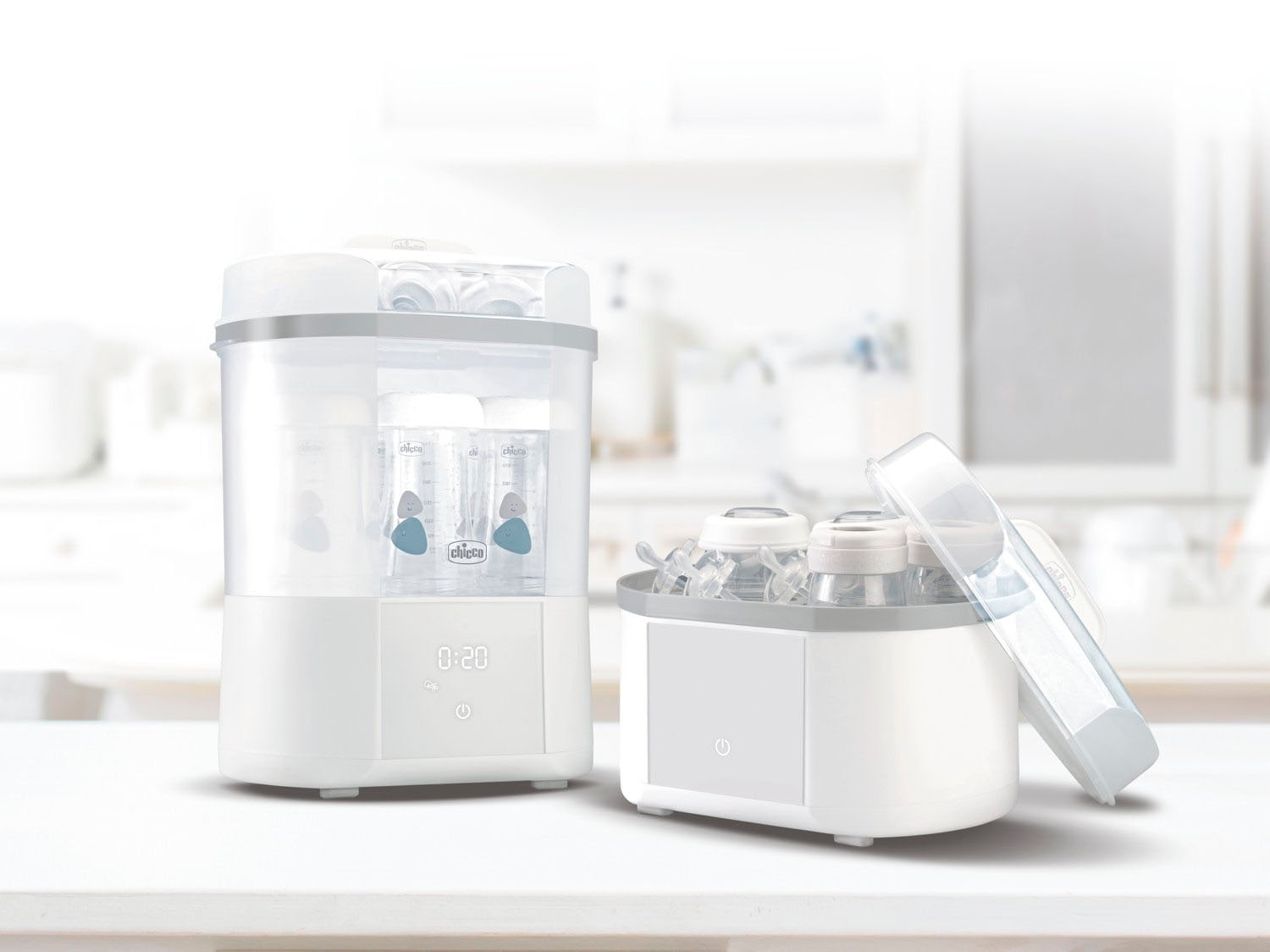 Chicco Dampfsterilisator »Modularer Sterlisator mit Trocknungsfunkion«, mit Trocknungsfunktion