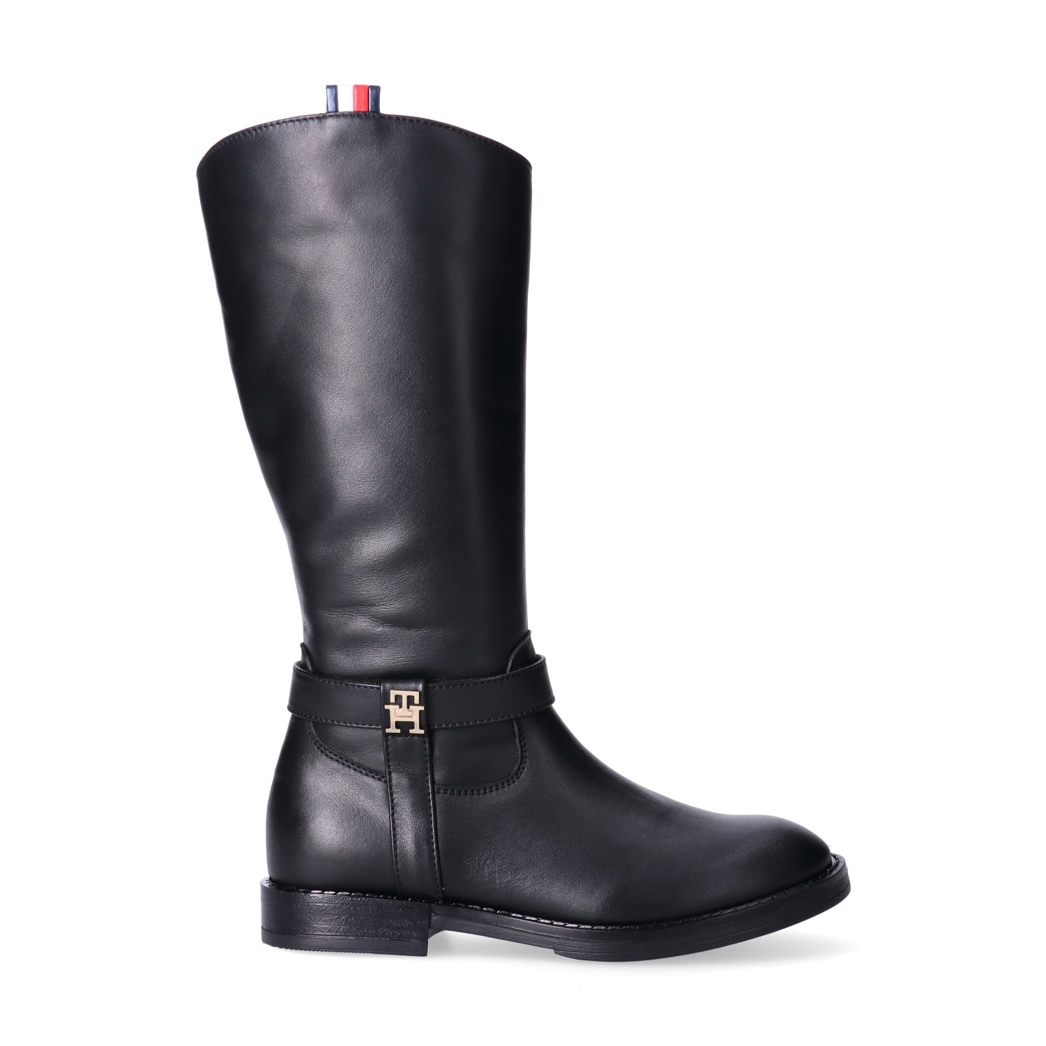 Tommy Hilfiger Stiefel  Blockabsatz, Langschaftstiefel im klassischen Reiterlook