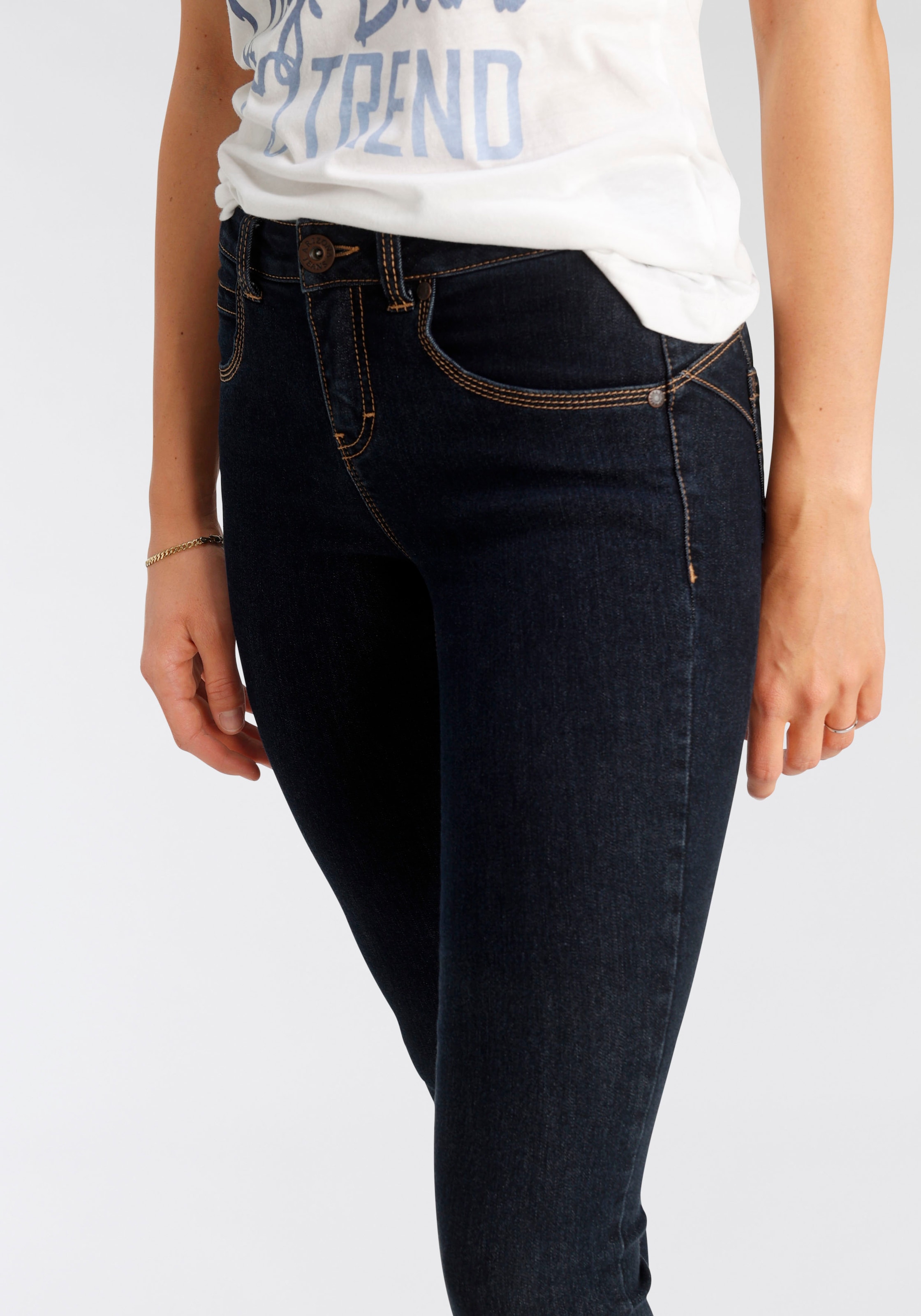 Arizona Skinny-fit-Jeans »Shaping«, Mid Waist