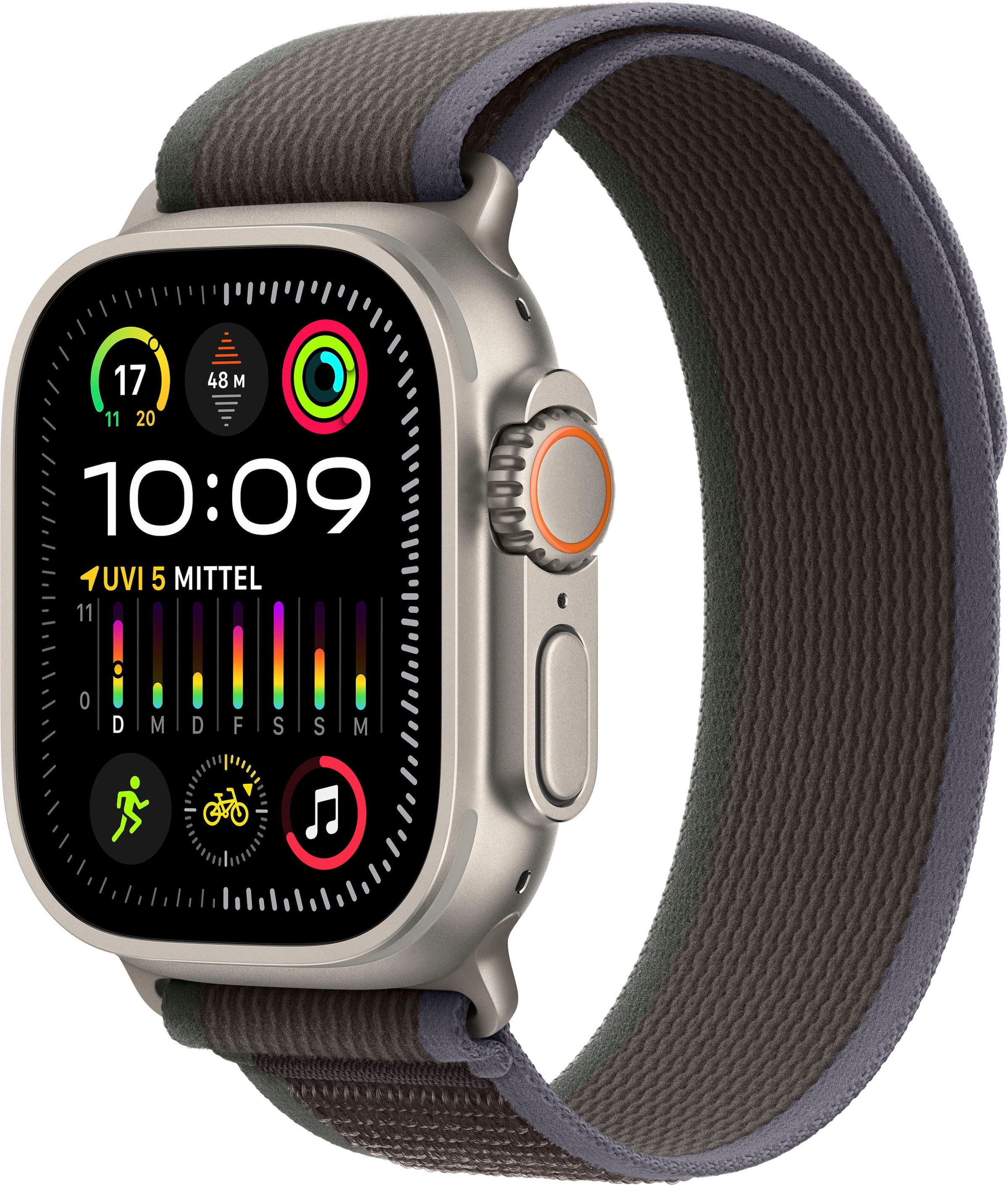 Smartwatch »Watch Ultra 2 GPS 49 mm + Cellular Titanium S/M«, (Watch OS 10 Trail Loop)