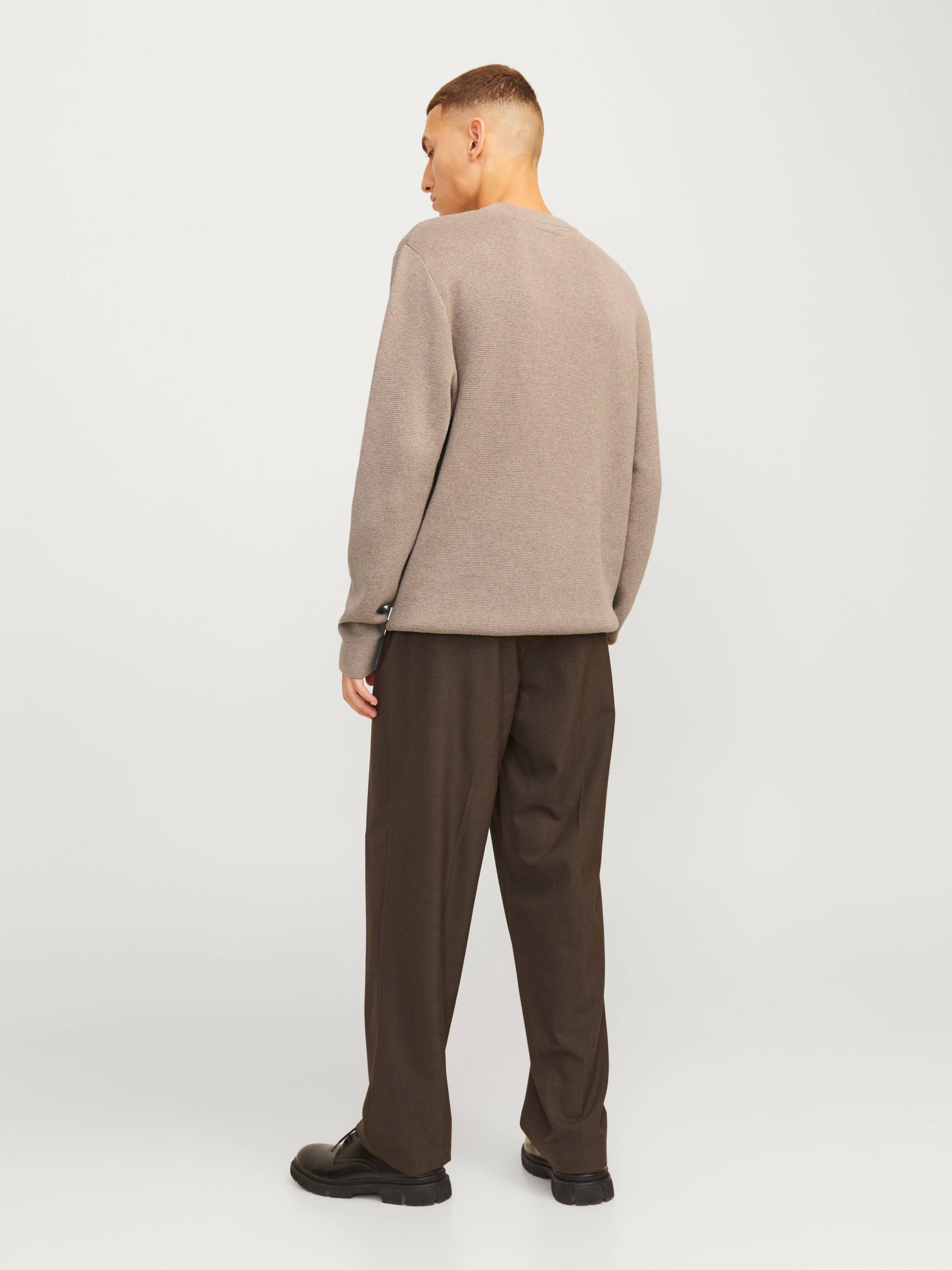 Jack & Jones Strickpullover »JPRBLAMILANO STITCH KNIT CREW NECK SN«