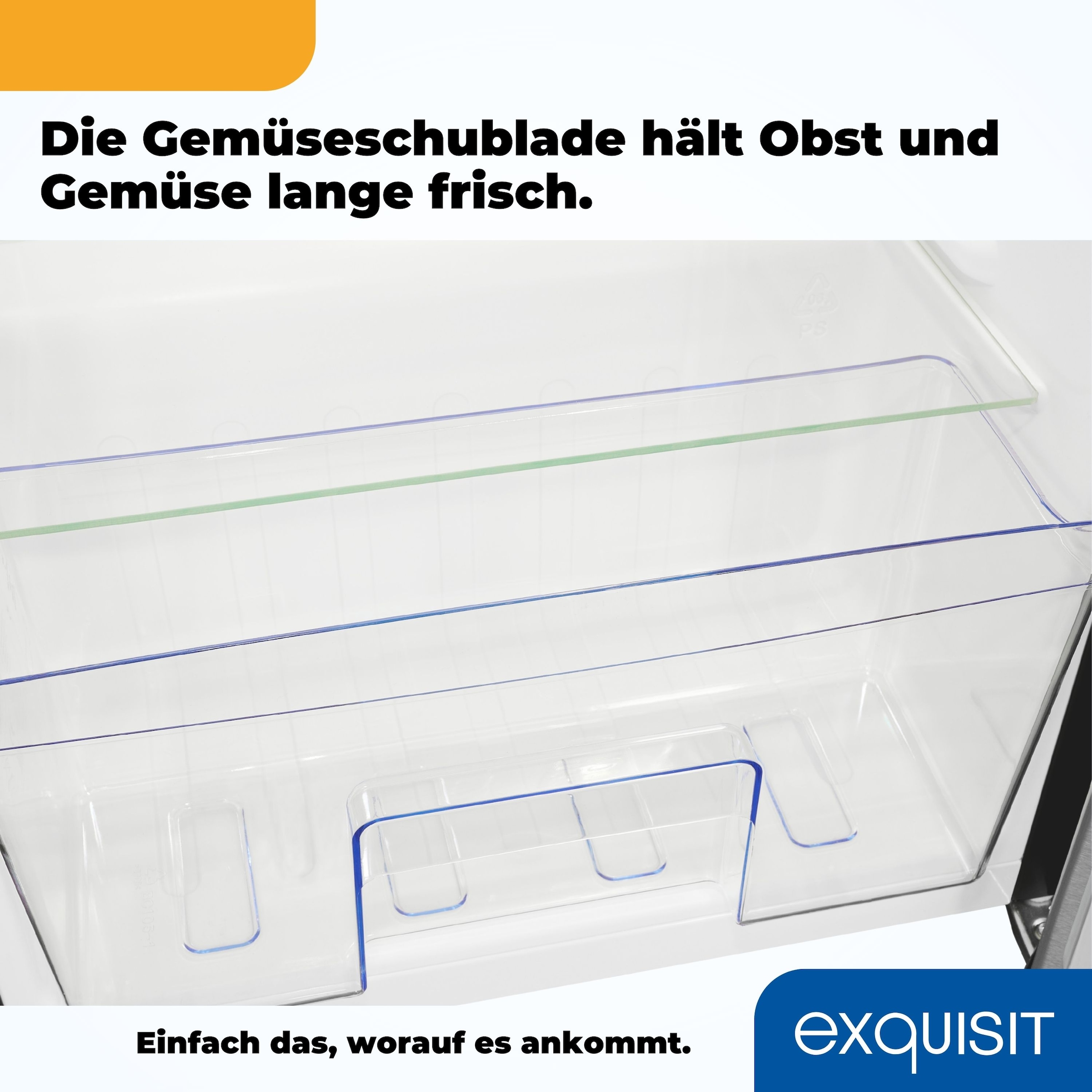 exquisit Vollraumkühlschrank »KS85-V-091E«, 76 L Volumen