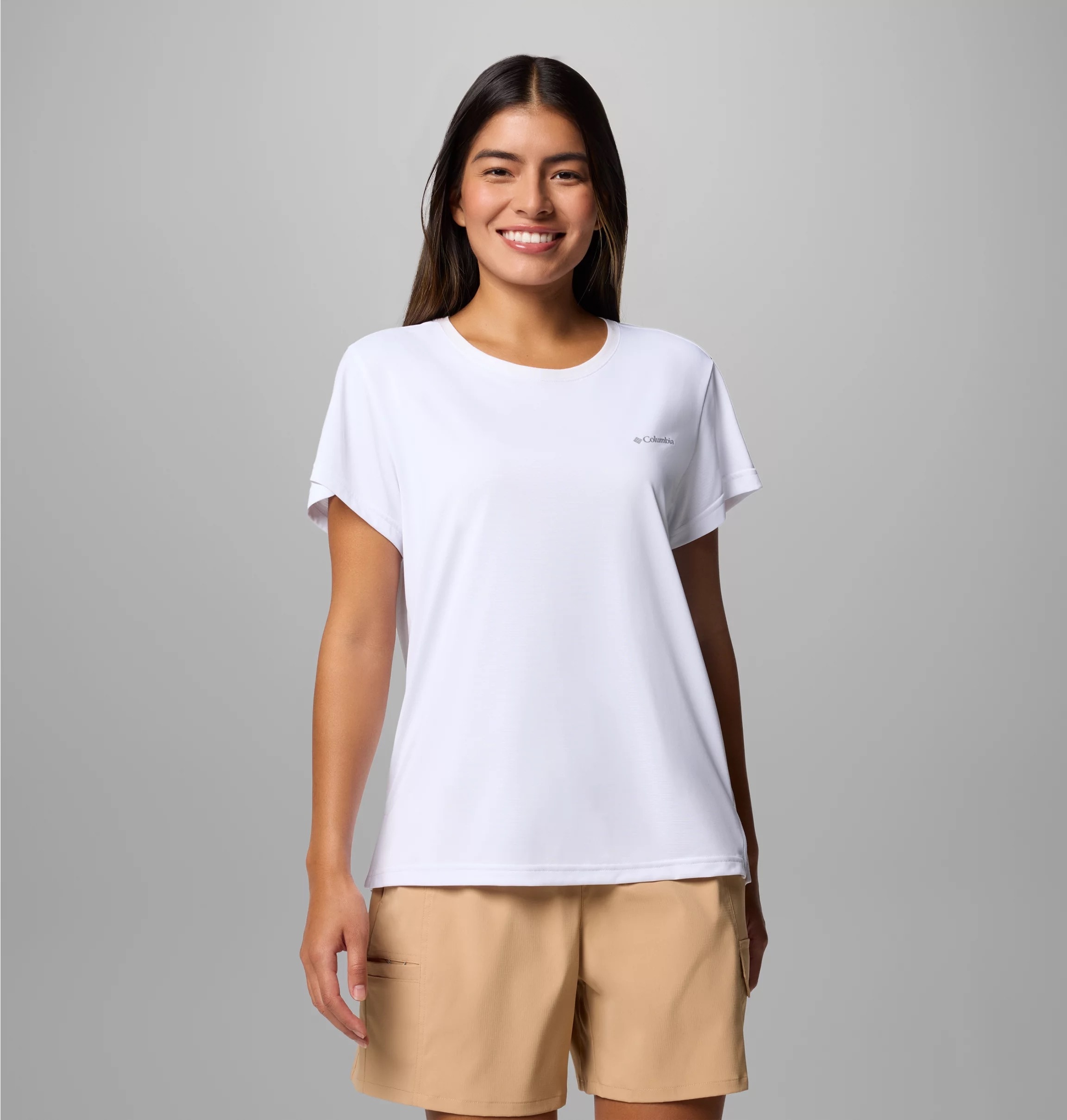 Columbia Funktionsshirt sportliche Passform, Kurzarm, für Outdoor-Aktivitäten