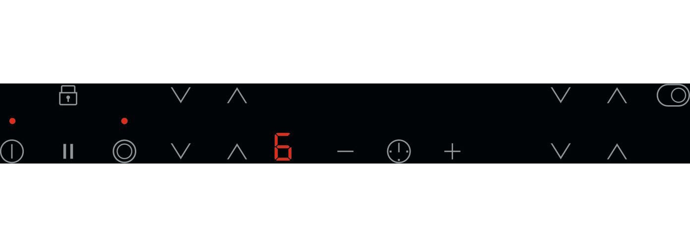 AEG Elektro-Kochfeld »TN64RA06XB« Autarkes Kochfeld: 2 extragroßen, erweiterbaren Zonen für große Töpfe