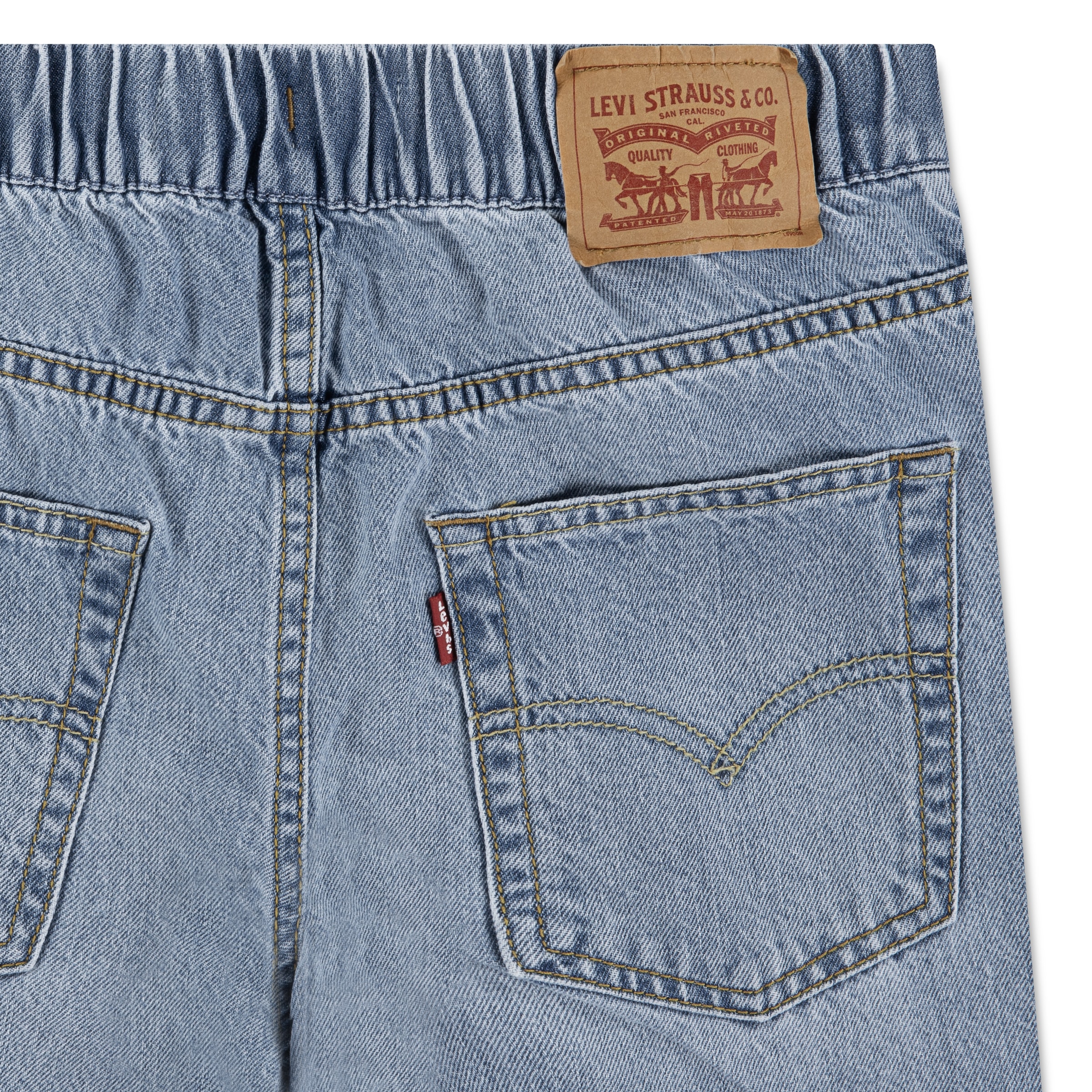 Levi's® Kids Loose-fit-Jeans »LVB PULL ON STAY LOOSE TAPER J« im Five-Pocket Style