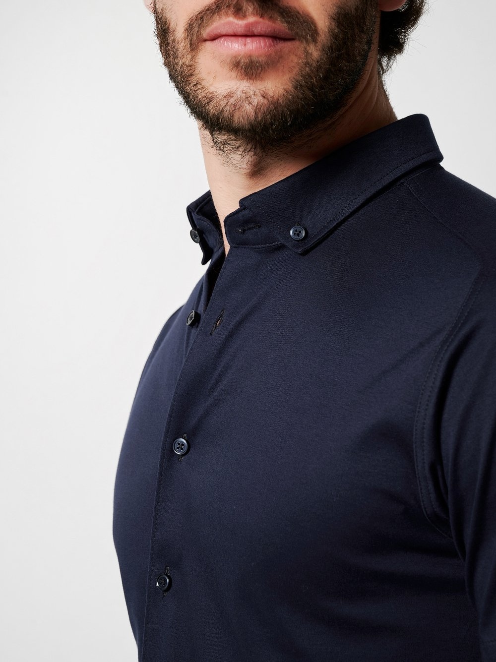 DESOTO Kurzarmhemd »Casual Modern Button Down halbarm«, Flexibler Stretch