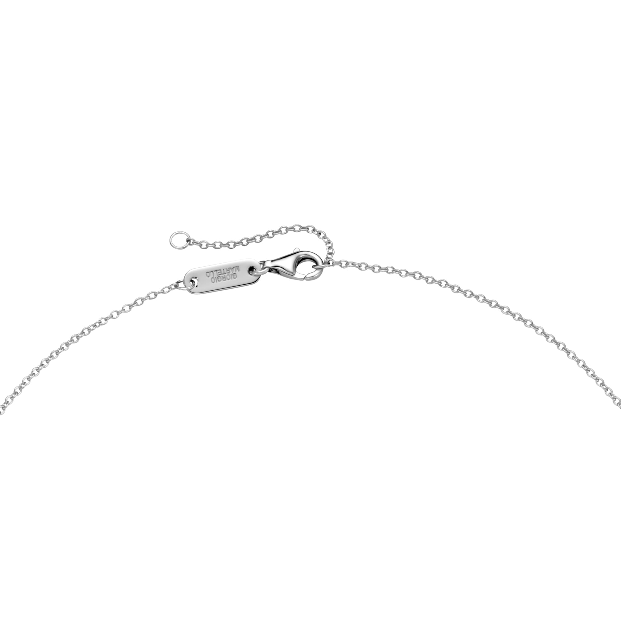 GIORGIO MARTELLO MILANO Collier »Collier mit Zirkonia und Kristallsteinen, Silber 925«