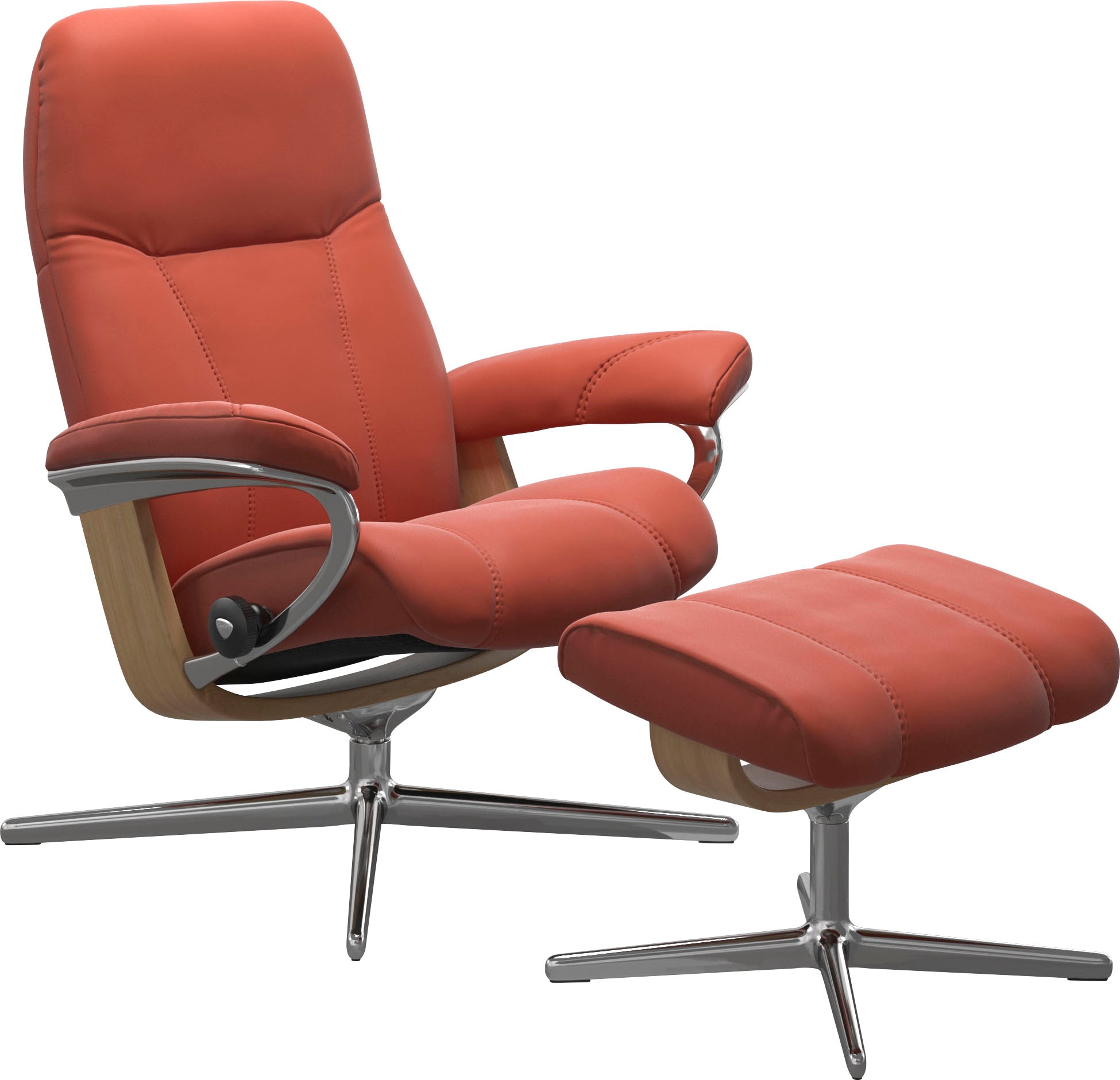 Stressless® Relaxsessel »Consul«, mit S, Cross Holzakzent L, OTTO Shop Eiche Online Base, & Größe M