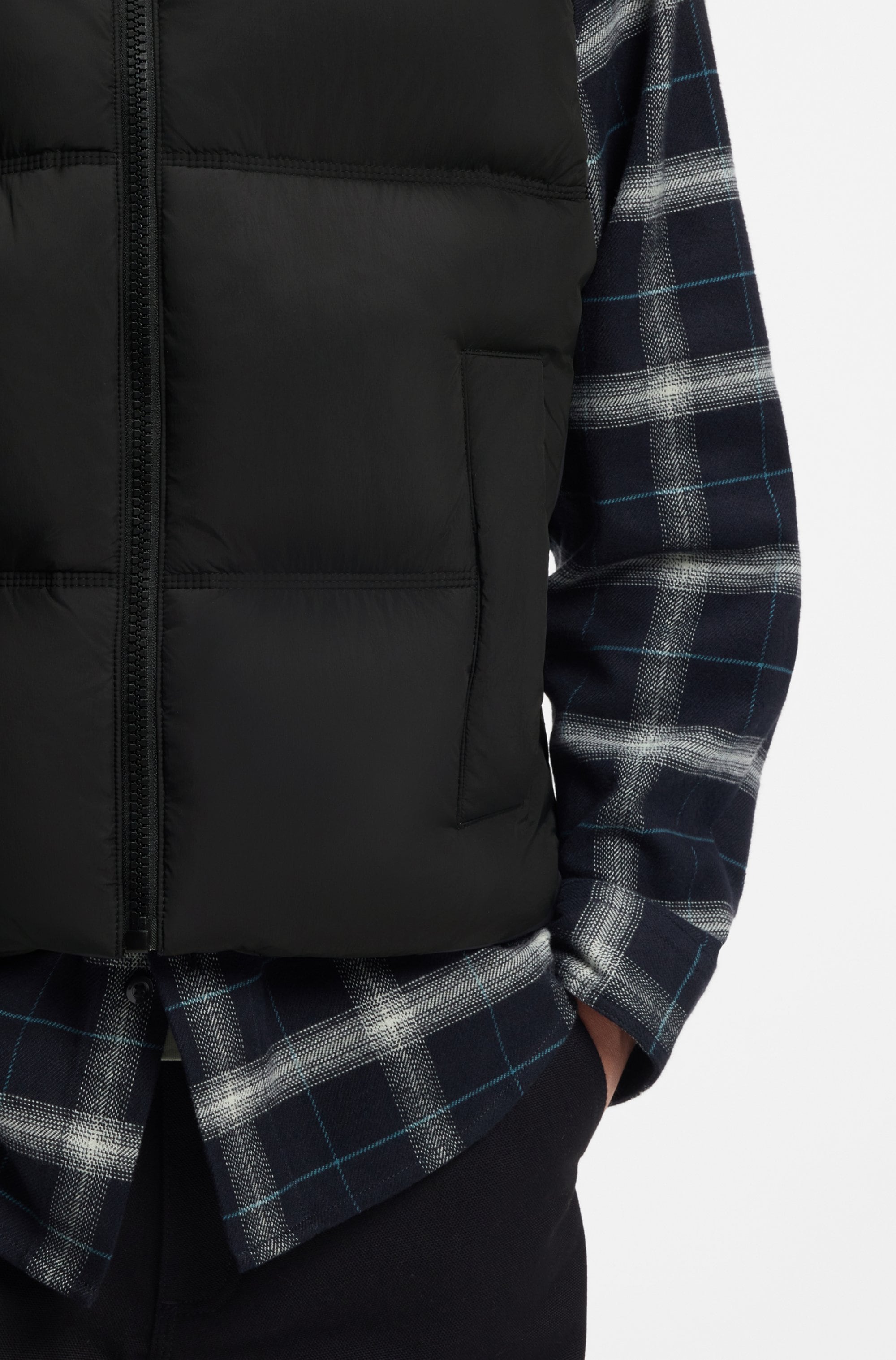 HUGO Blue Steppweste »Bodolino« Stehkragen, relaxed fit, wattiert