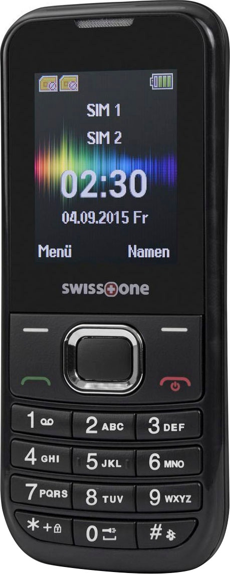 Swisstone Handy »SC 230«, schwarz, 4,5 cm/1,8 Zoll