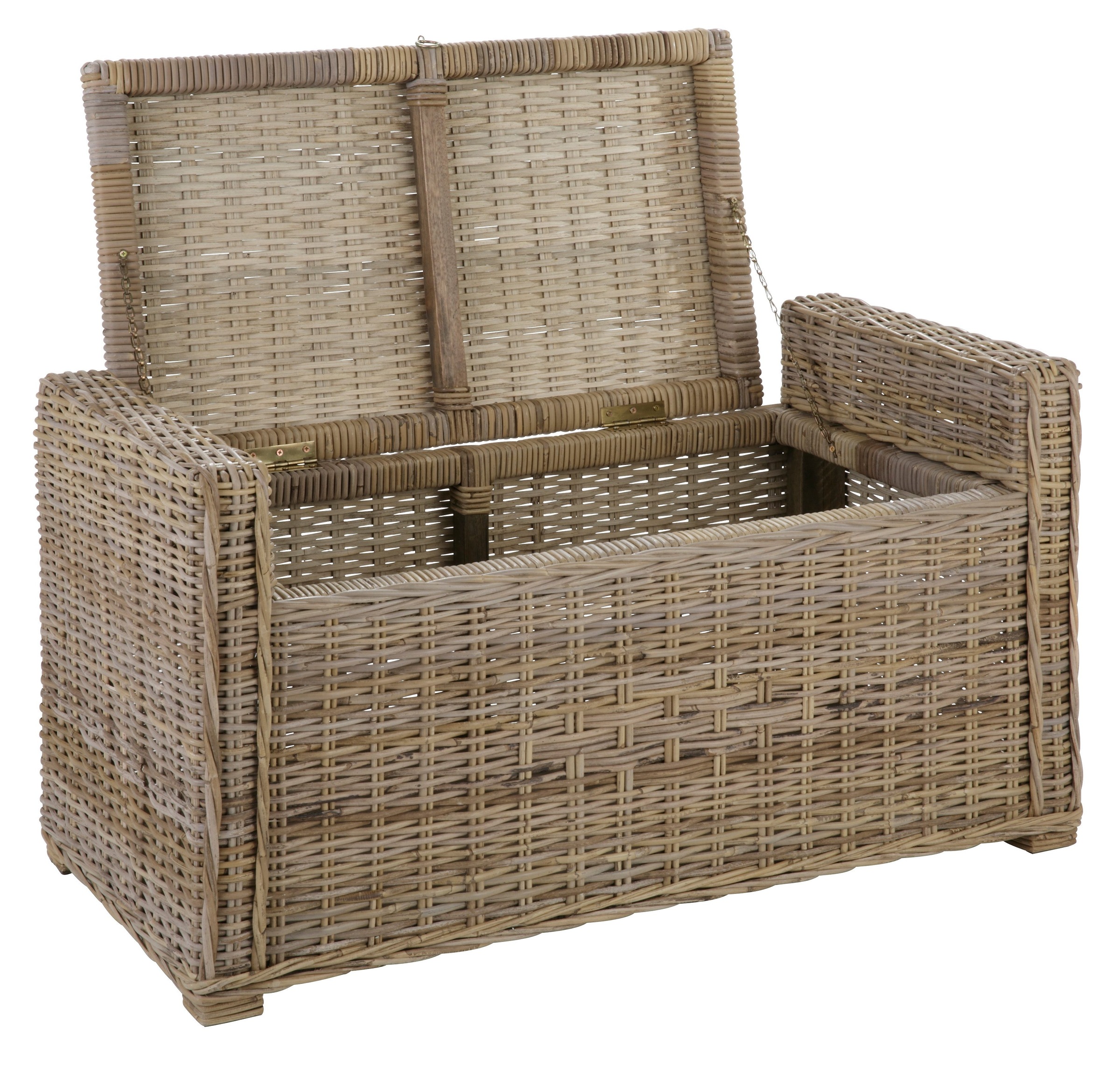 Home affaire Sitztruhe »Schönerempfang, TOPSELLER!« Rattan-Bank, OTTOs Choice,  Belastbar bis max. 80 Kg, mit Stauraum