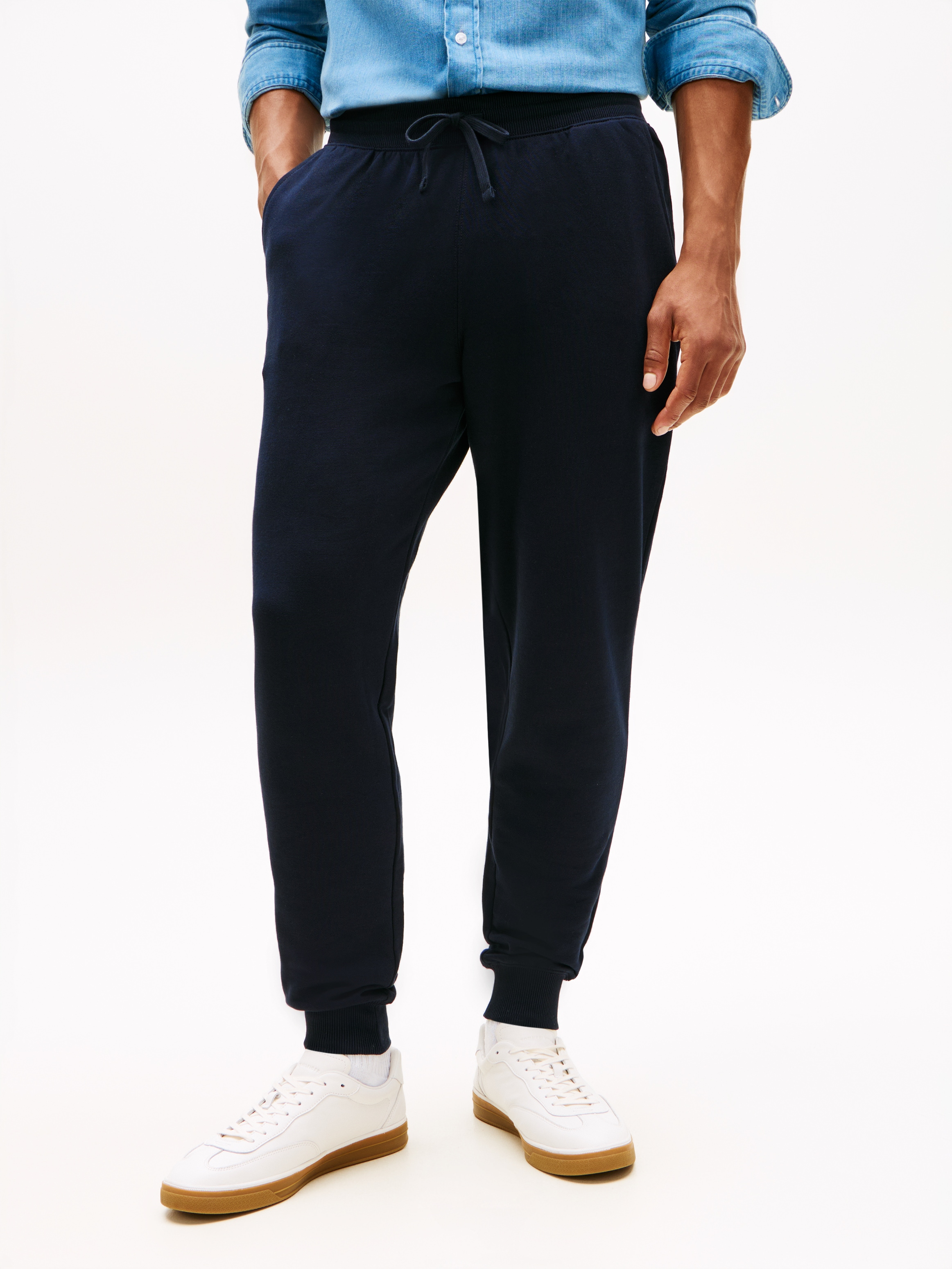 Tommy Hilfiger Jogginghose »ESSENTIAL TERRY«  elastischer Bund, regular fit, Bündchen am Bein