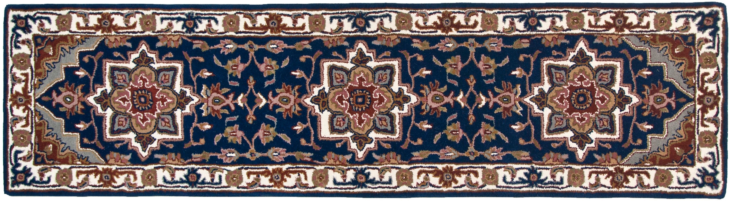 THEKO Läufer »Royal Heriz«, rechteckig, 14 mm Höhe, Teppich-Läufer, reine Wolle, gewebt, Orient-Optik