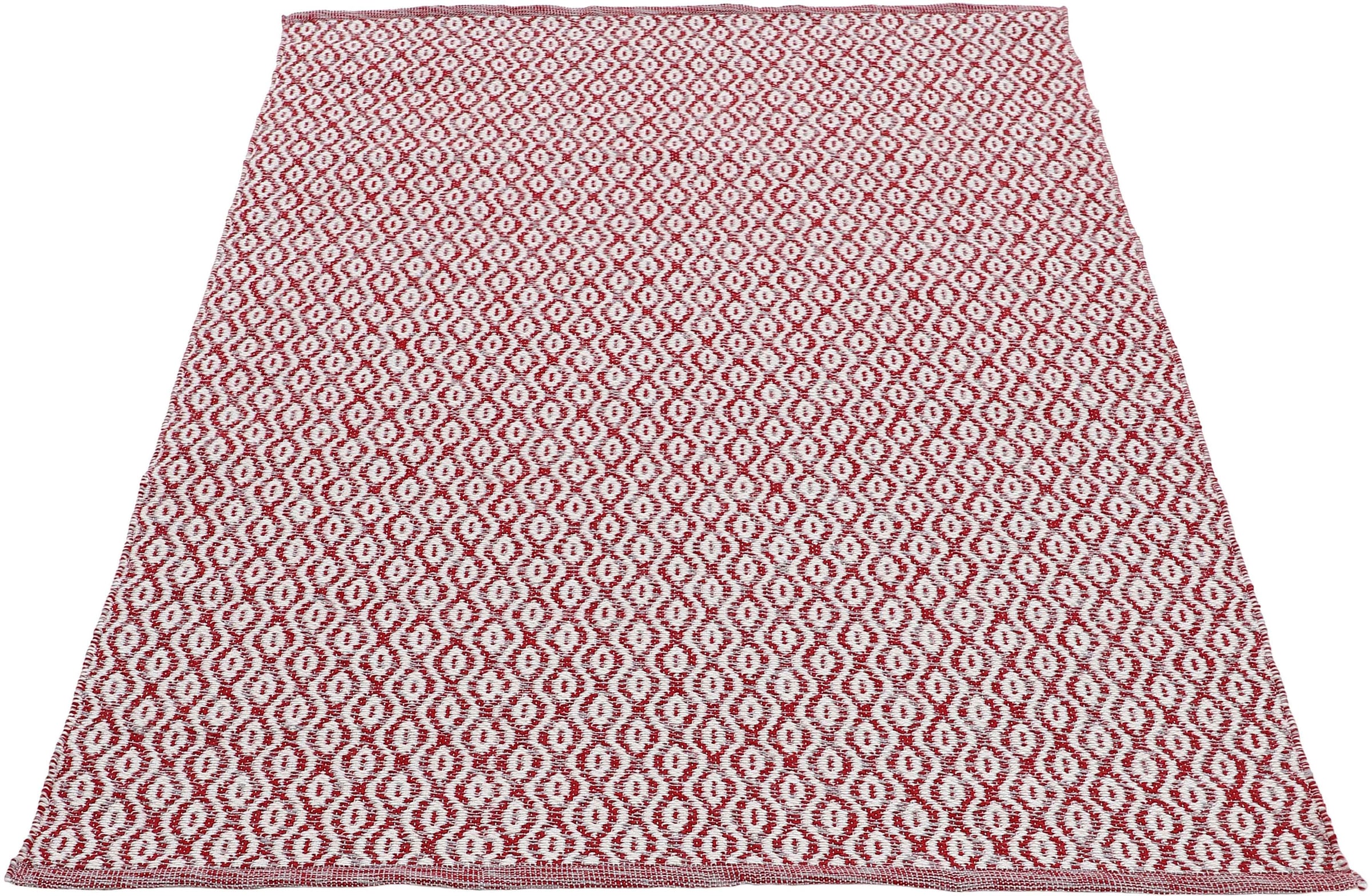 carpetfine Teppich »Frida 202«, 7 100% recyceltem mm Höhe, Flachgewebe, Wendeteppich, (PET), Material