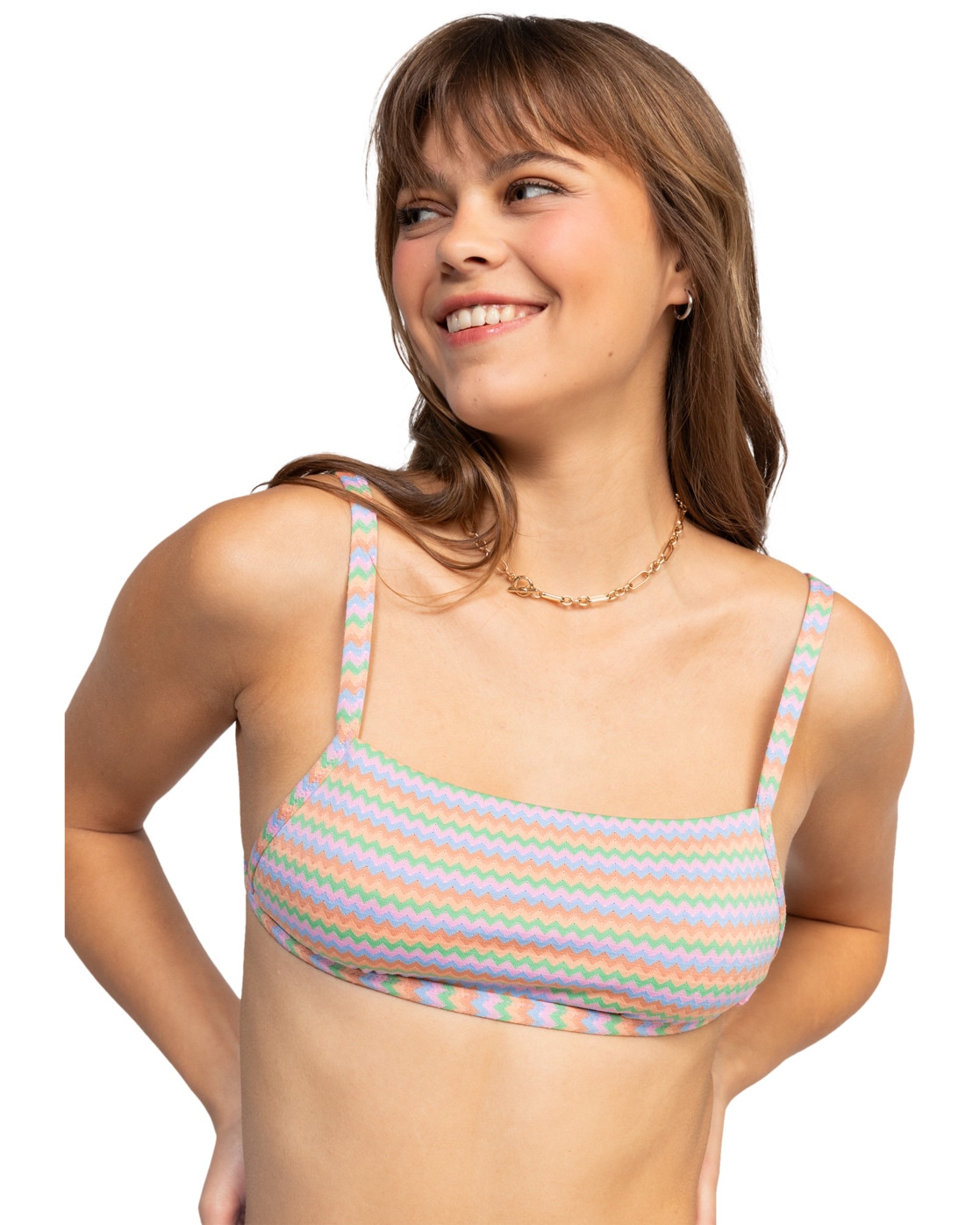 Roxy Bandeau-Bikini-Top »Wavy Stripe«