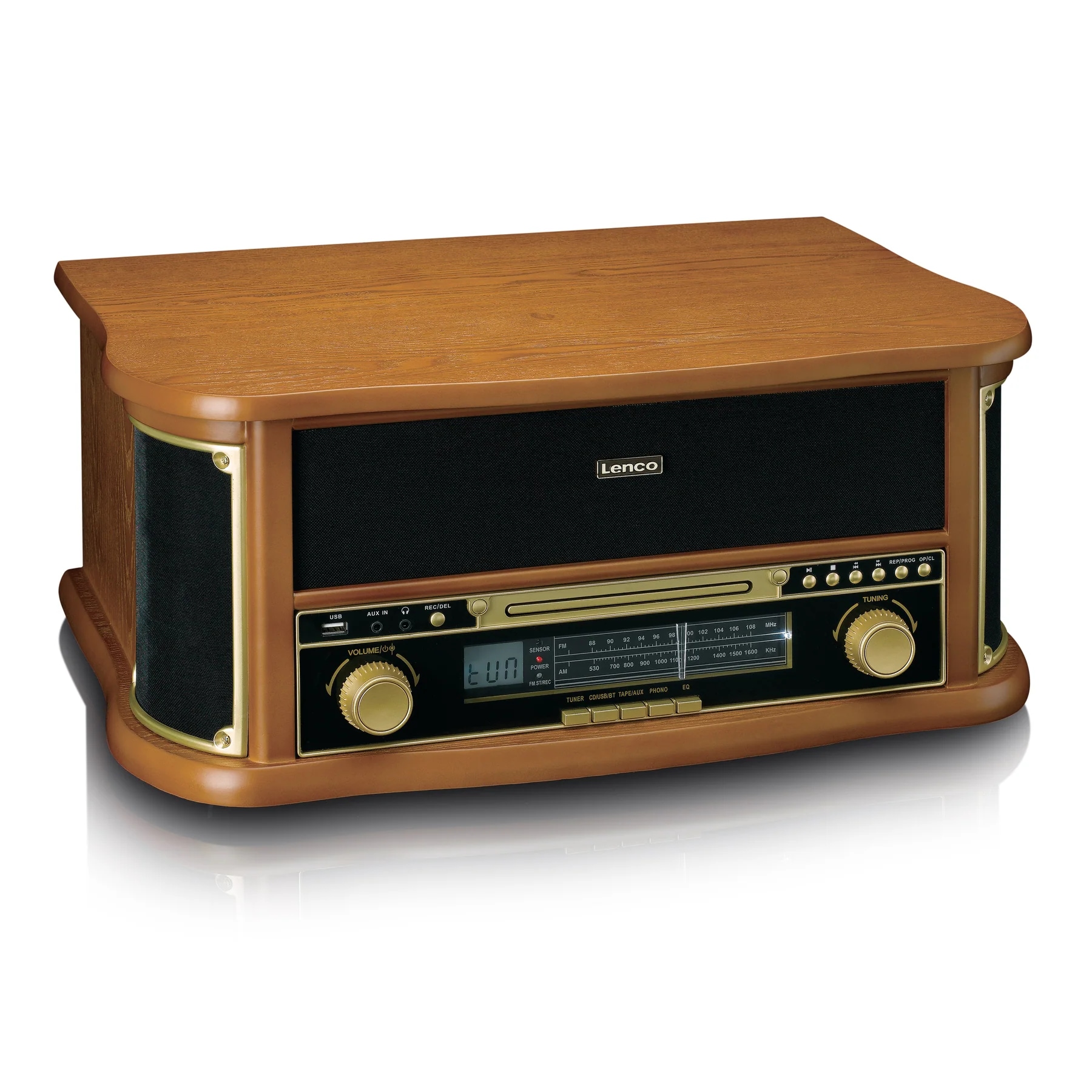 Classic Phono Multifunktionsspieler »TCD-2551WD« inkl. FM-Radio, Bluetooth, CD, Kassette, USB