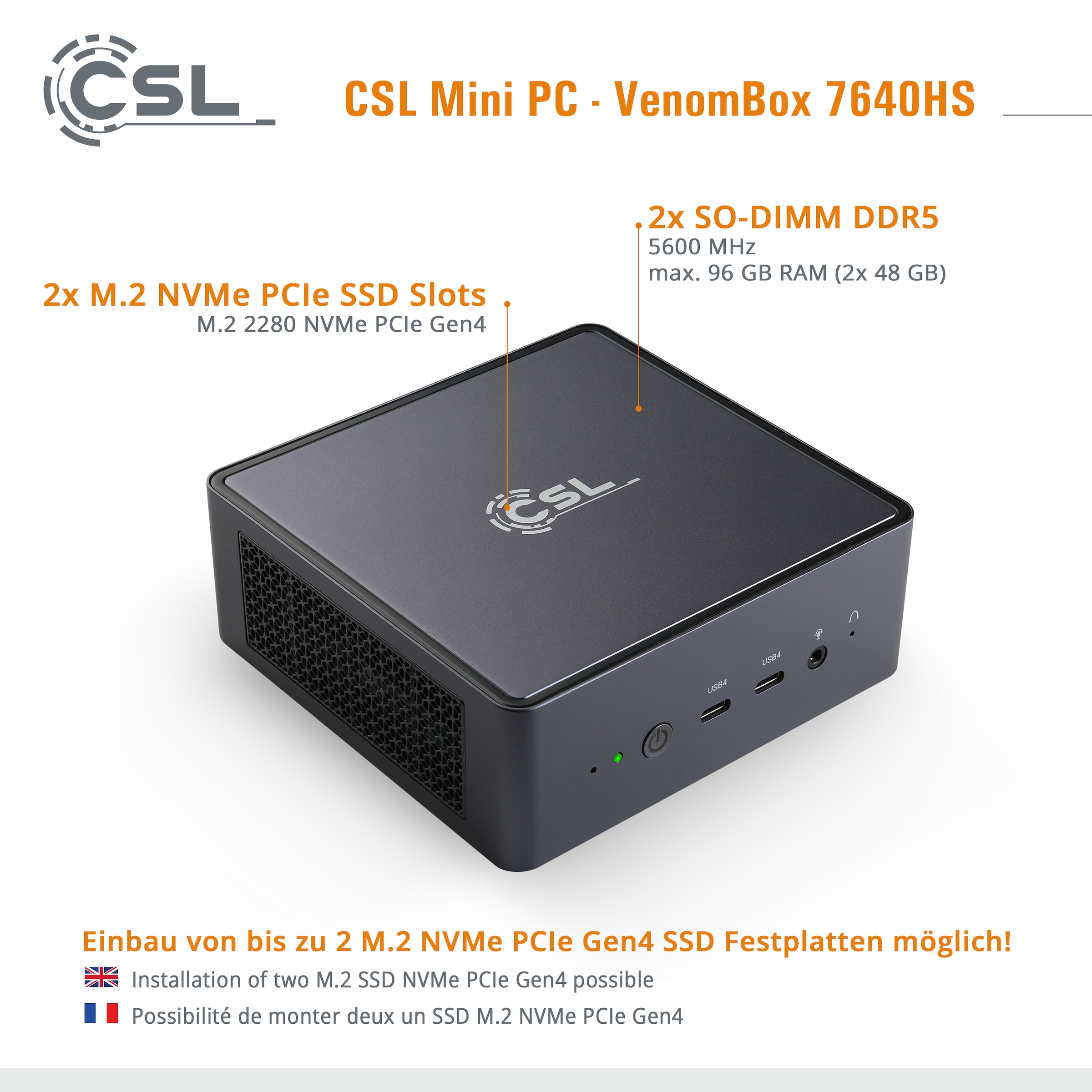 CSL PC »VenomBox 7640HS«