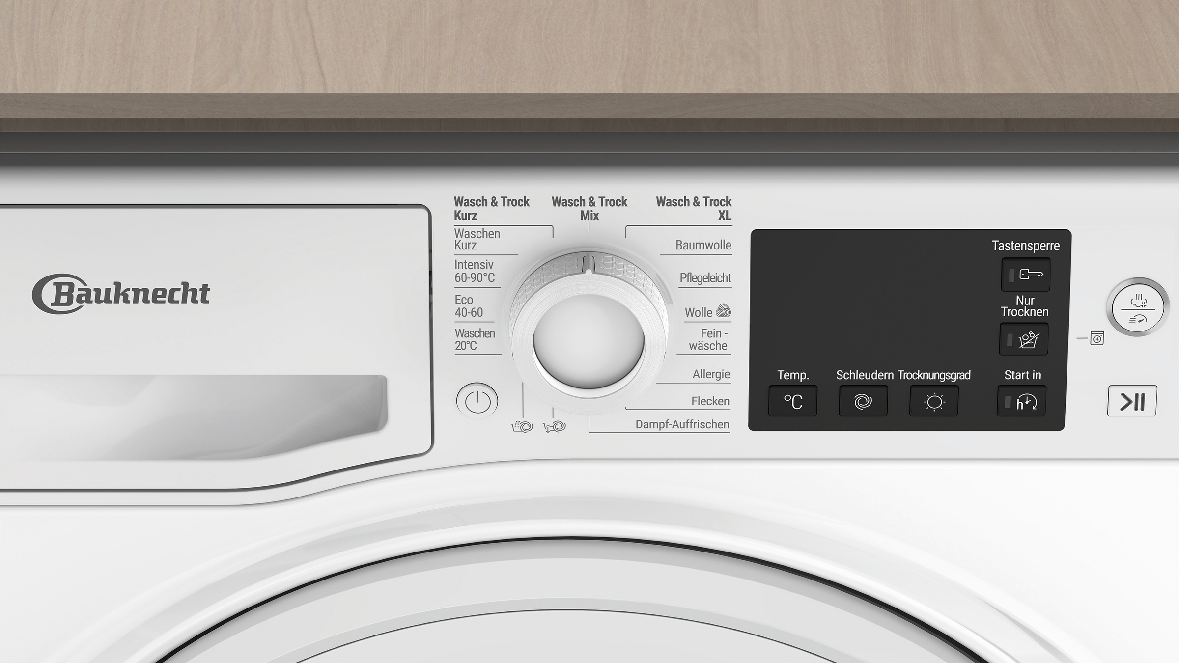 BAUKNECHT Waschtrockner »WT SUPER ECO 86 43 N« 8 kg /6 kg 75 dB(A)
