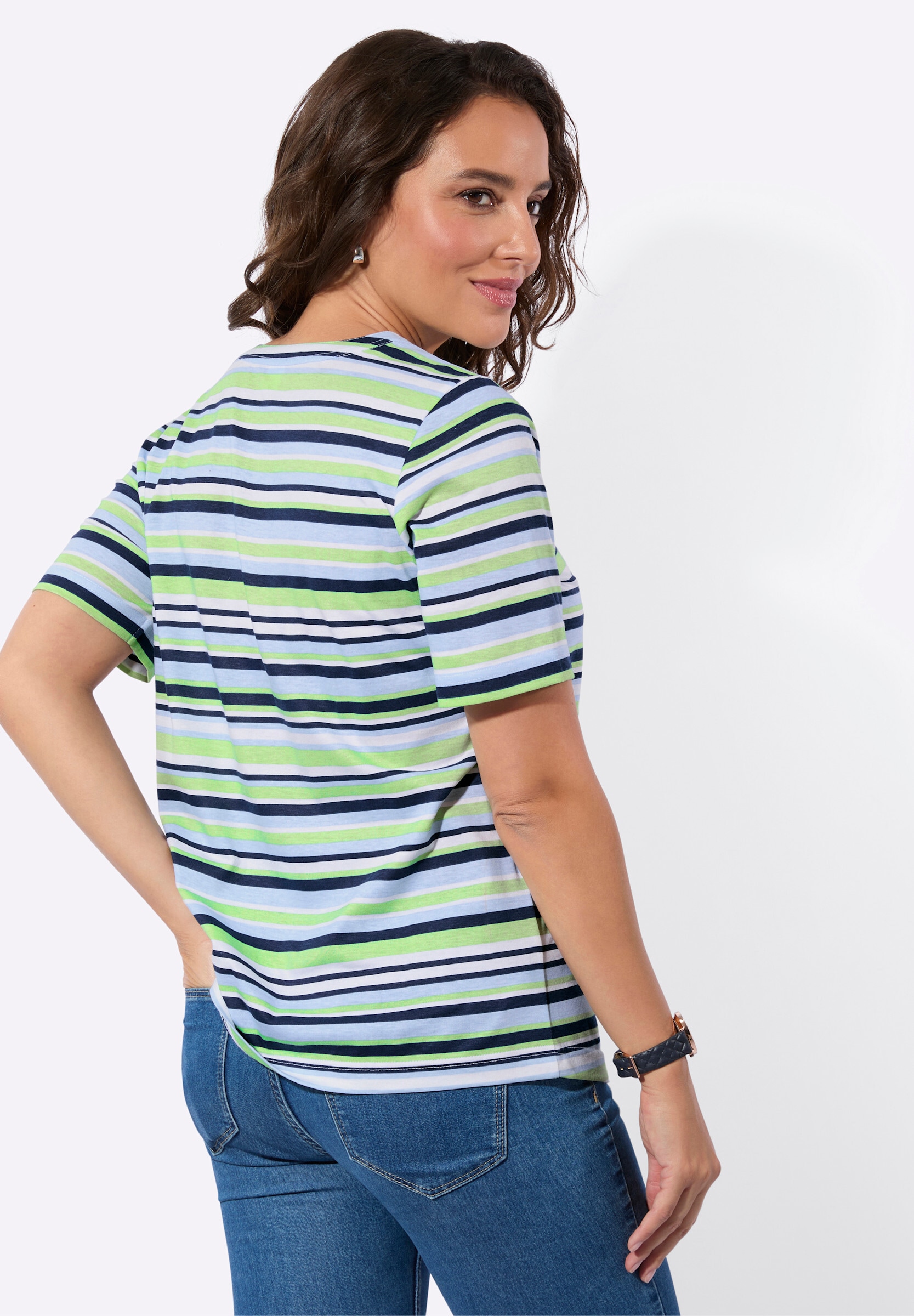 Witt T-Shirt »Ringelshirt Ringelshirt im Baumwoll-Modal-Mix«