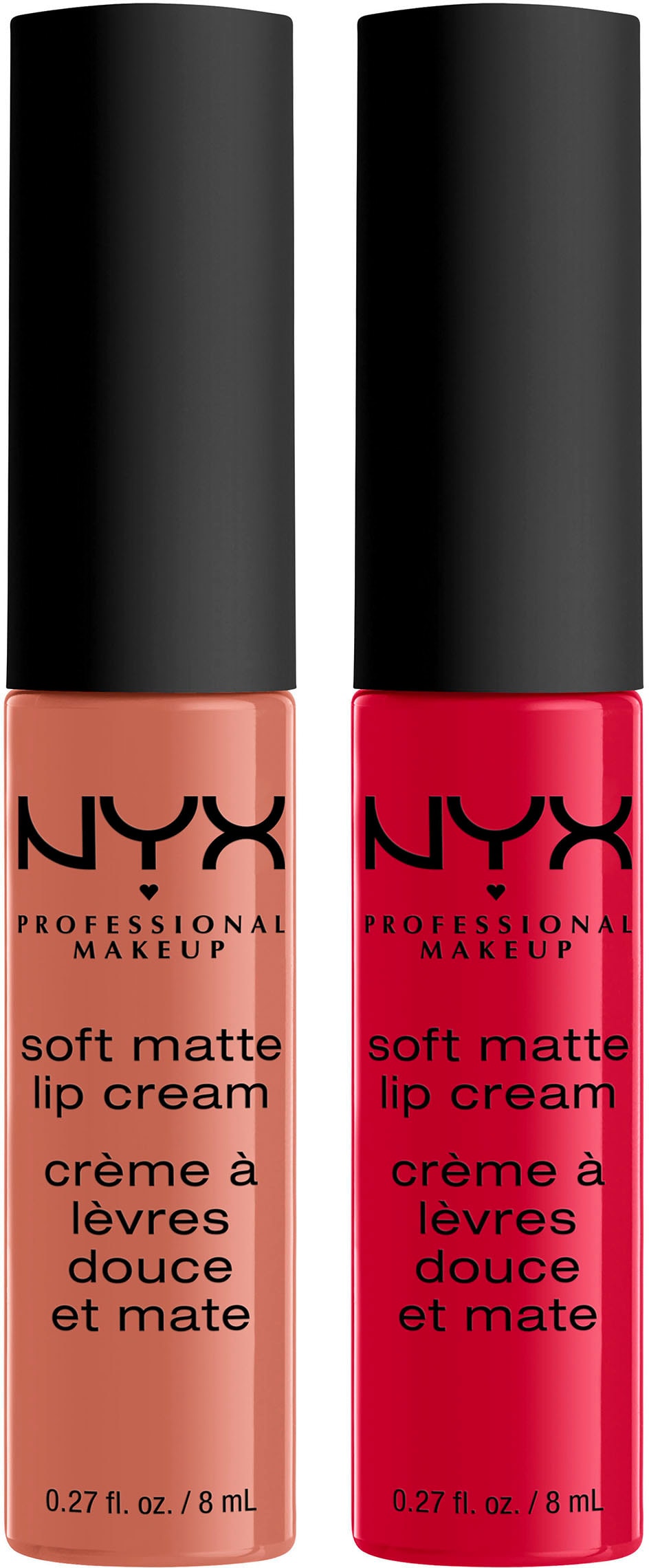 NYX Lippenstift »Professional Makeup X-Mas Soft Matte Lip Cream Duo«, mit natürlichen Inhaltstoffen