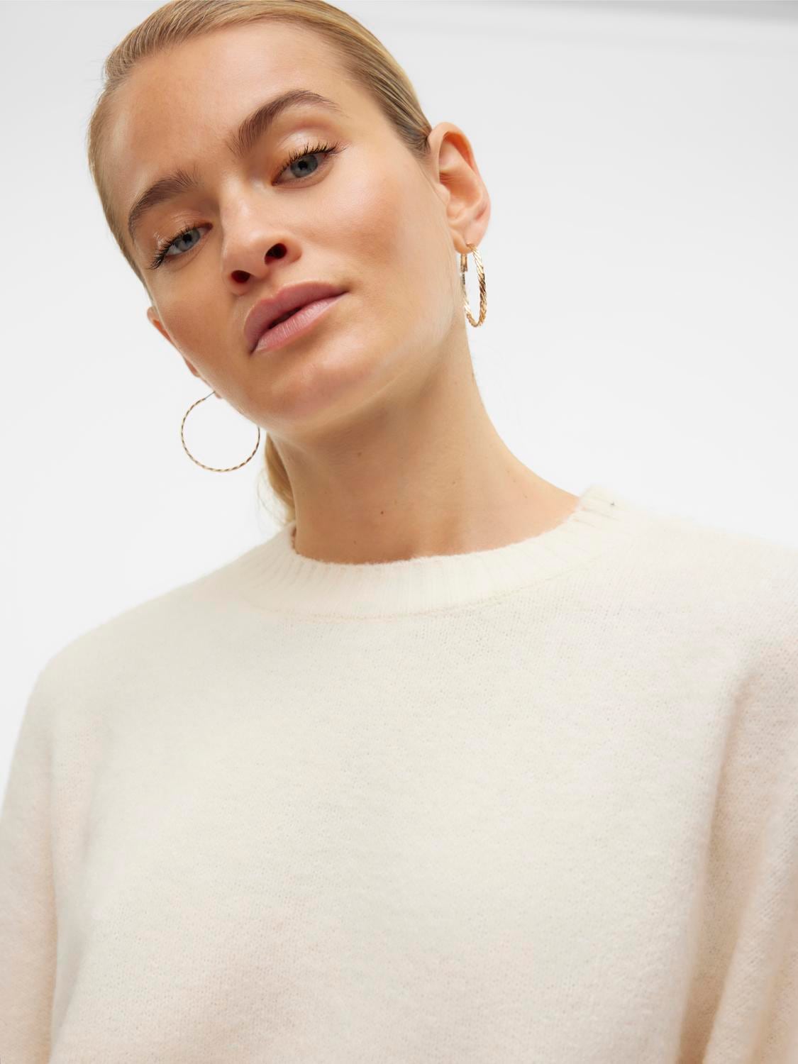Vero Moda Strickpullover »VMBOOM LS O-NECK PULLOVER GA NOOS«