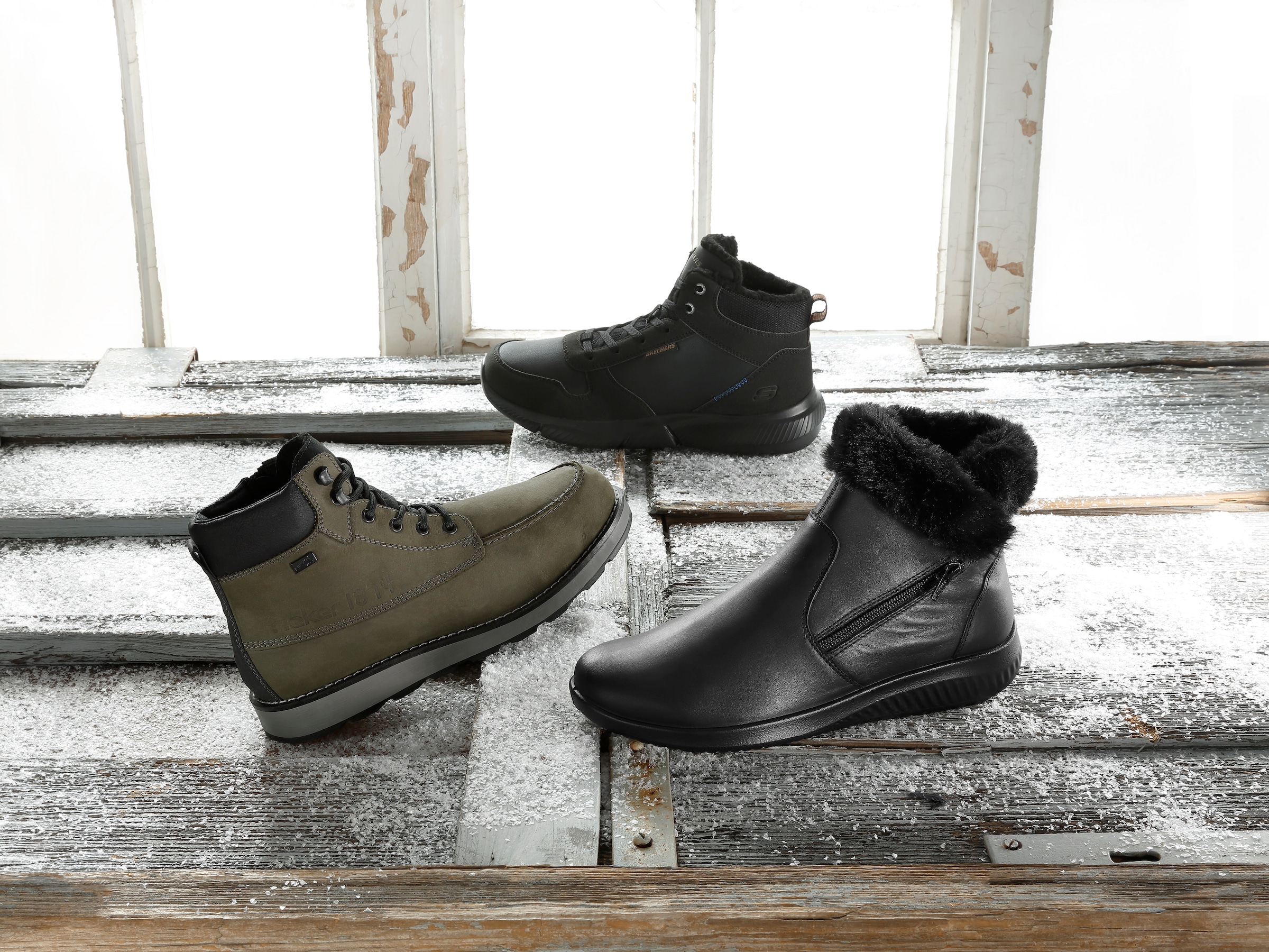 Rieker Winterboots, Stiefelette, Outdoorboots mit wasserabweisender riekerTEX-Membran